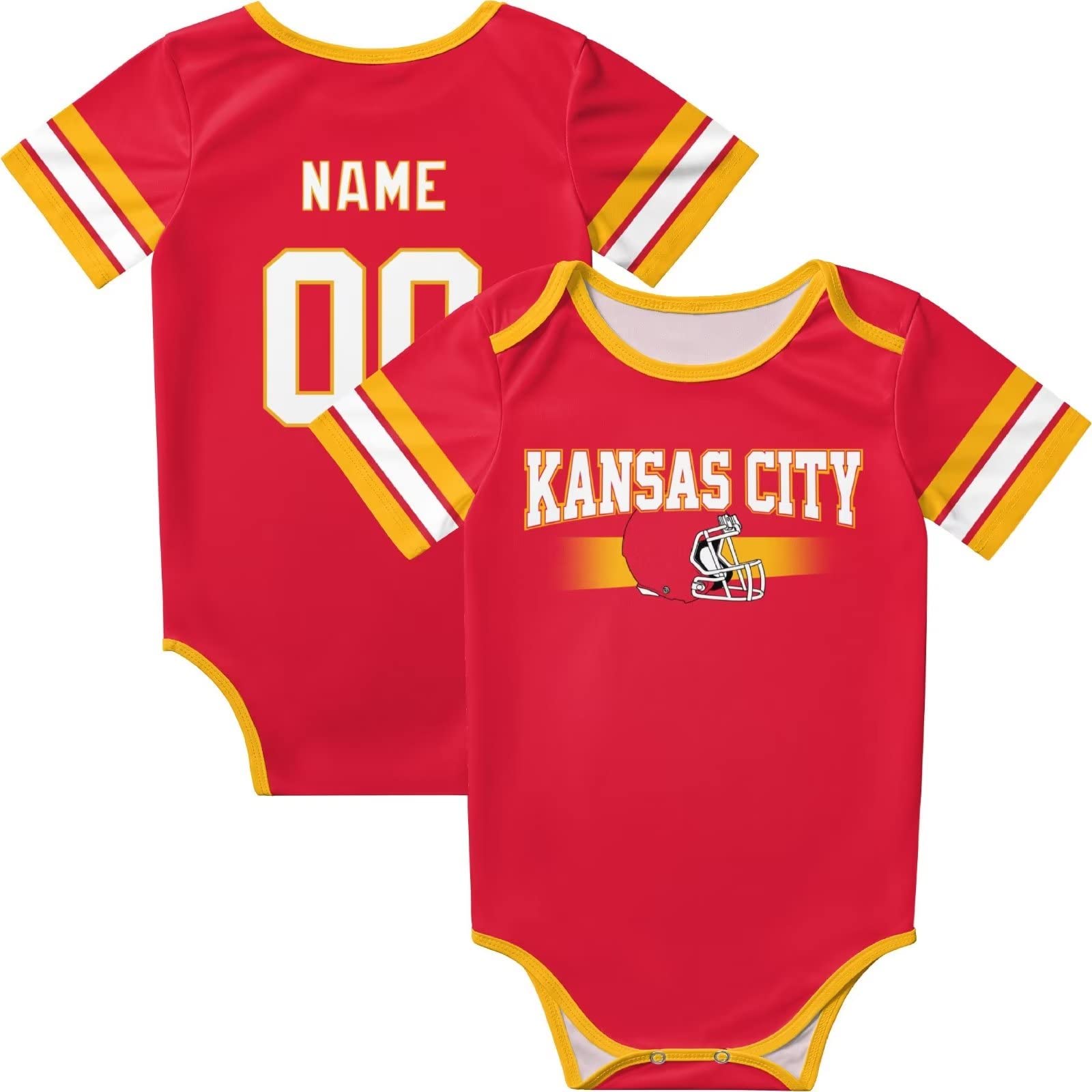 ANTKING Personalized Baby Clothes with Custom Name & Number - Cute Outfits for Boys & Girls - Perfect Baby Shower Gift & Birthday Present for Newborns