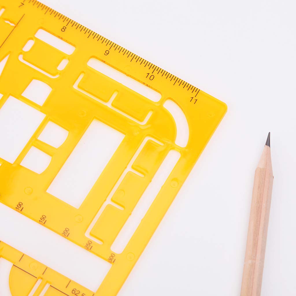 1:50 Scale Precision Tailor Ruler for Math, Architecture & Engineering - Drafting Template for Accurate Drawing & Design | Perfect for Students, Architects & Engineers