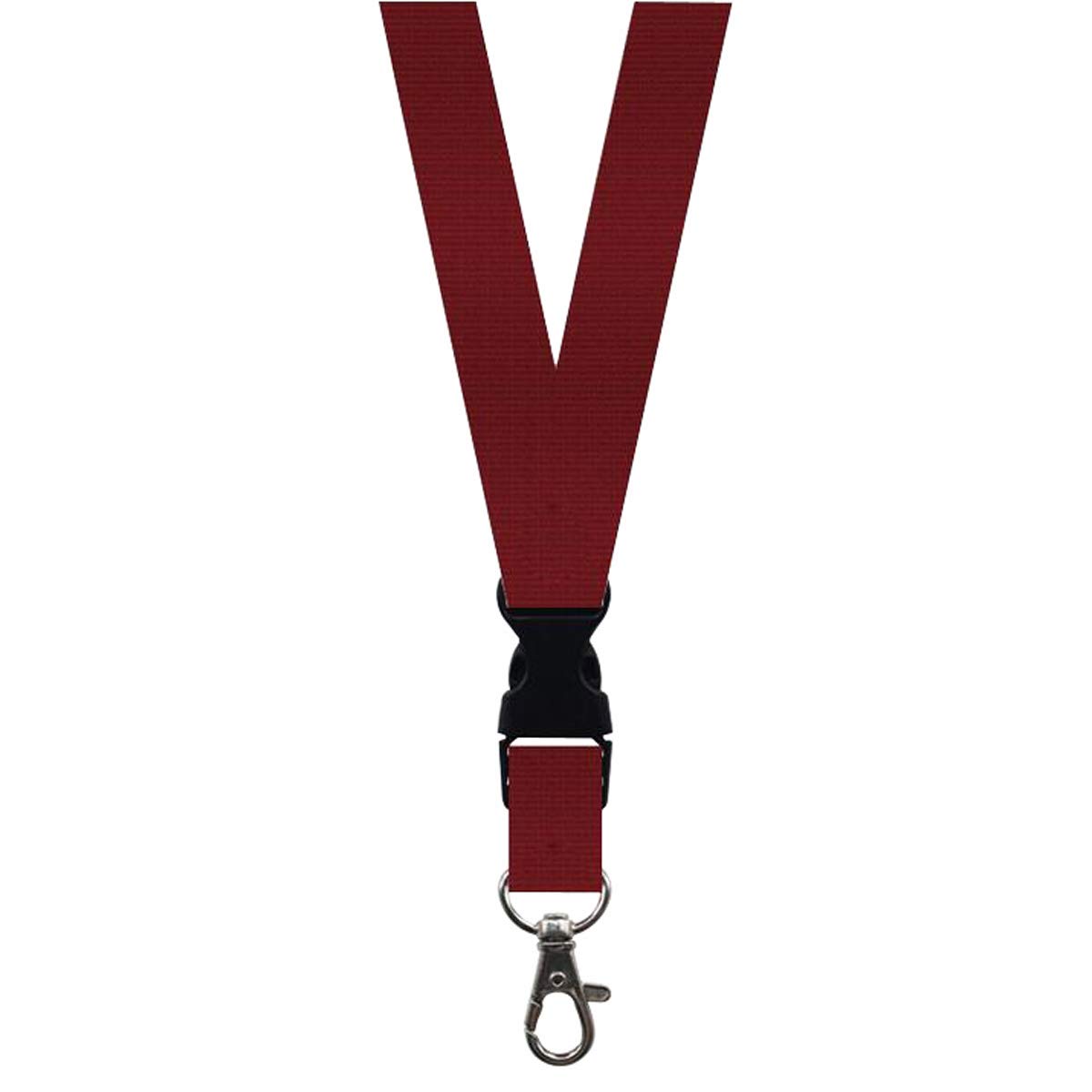 5 Pack Breakaway Lanyards for ID Badges & Keys - Quick Release Safety Strap for Work & Events