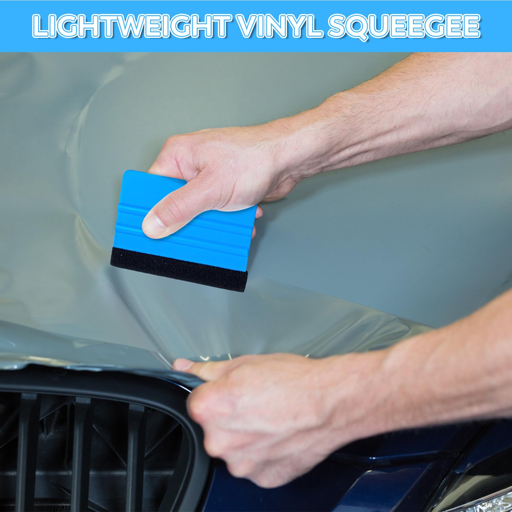 DIYSELF 5 Pack Window Tint Kit - Professional Vinyl Wrap Tool Set for Car Tinting, Stained Glass Film & Wallpaper Installation - Includes Squeegee for Vinyl - Perfect for Home Privacy, Auto Detailing & DIY Projects
