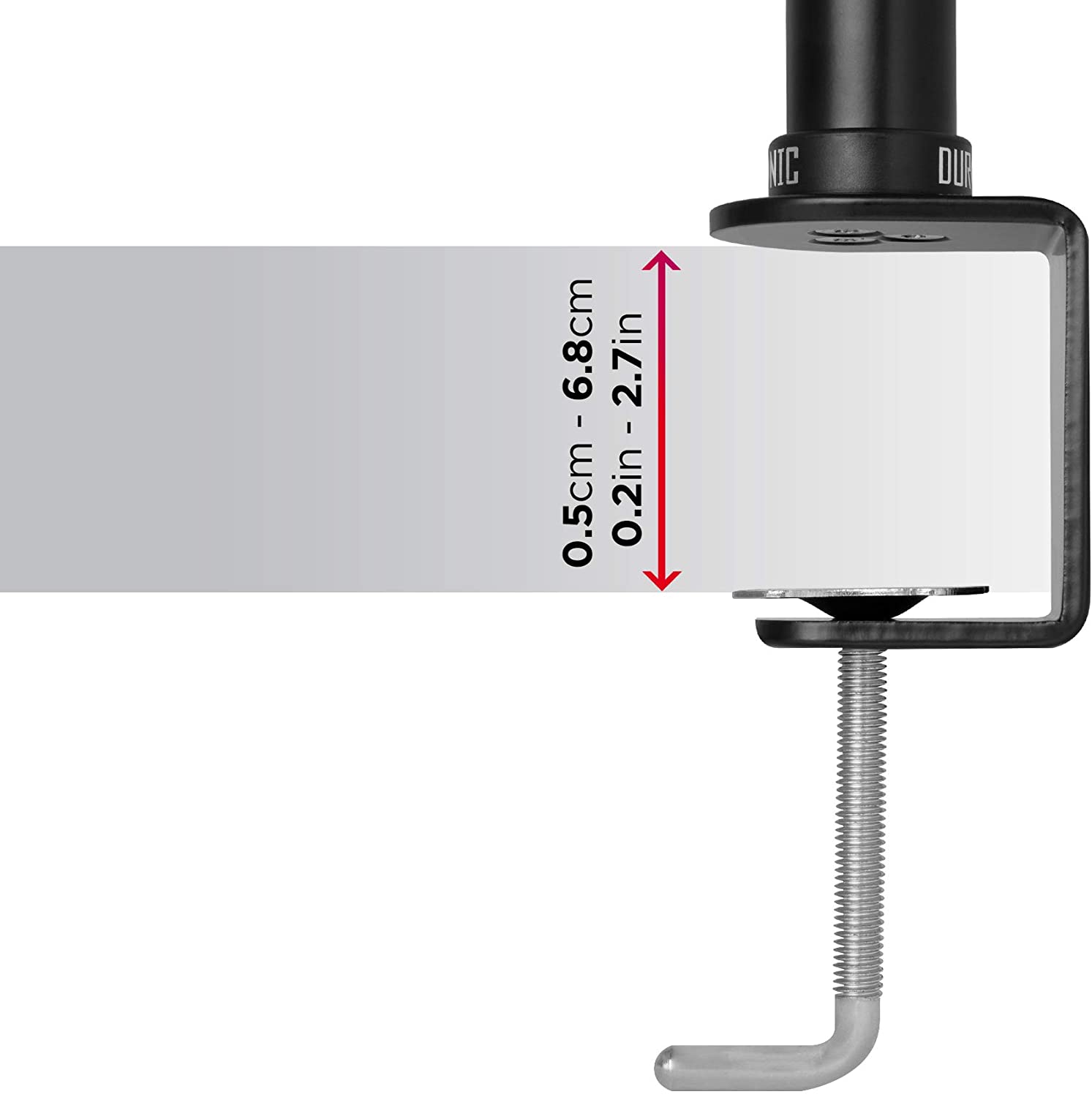Duronic DM15V2 Dual Monitor Stand for 13-32
