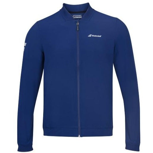 Babolat Men's Play Jacket - Lightweight Tennis Windbreaker with Moisture Wicking - Dark Blue - Perfect for Outdoor Sports & Casual Wear