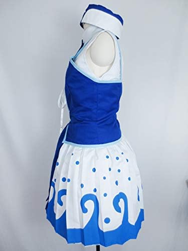 S-Class Mage Juvia Lockser Blue Cosplay Dress - Fairy Tail Anime Costume for Women (Size XS) | Perfect for Halloween, Conventions & Cosplay Events
