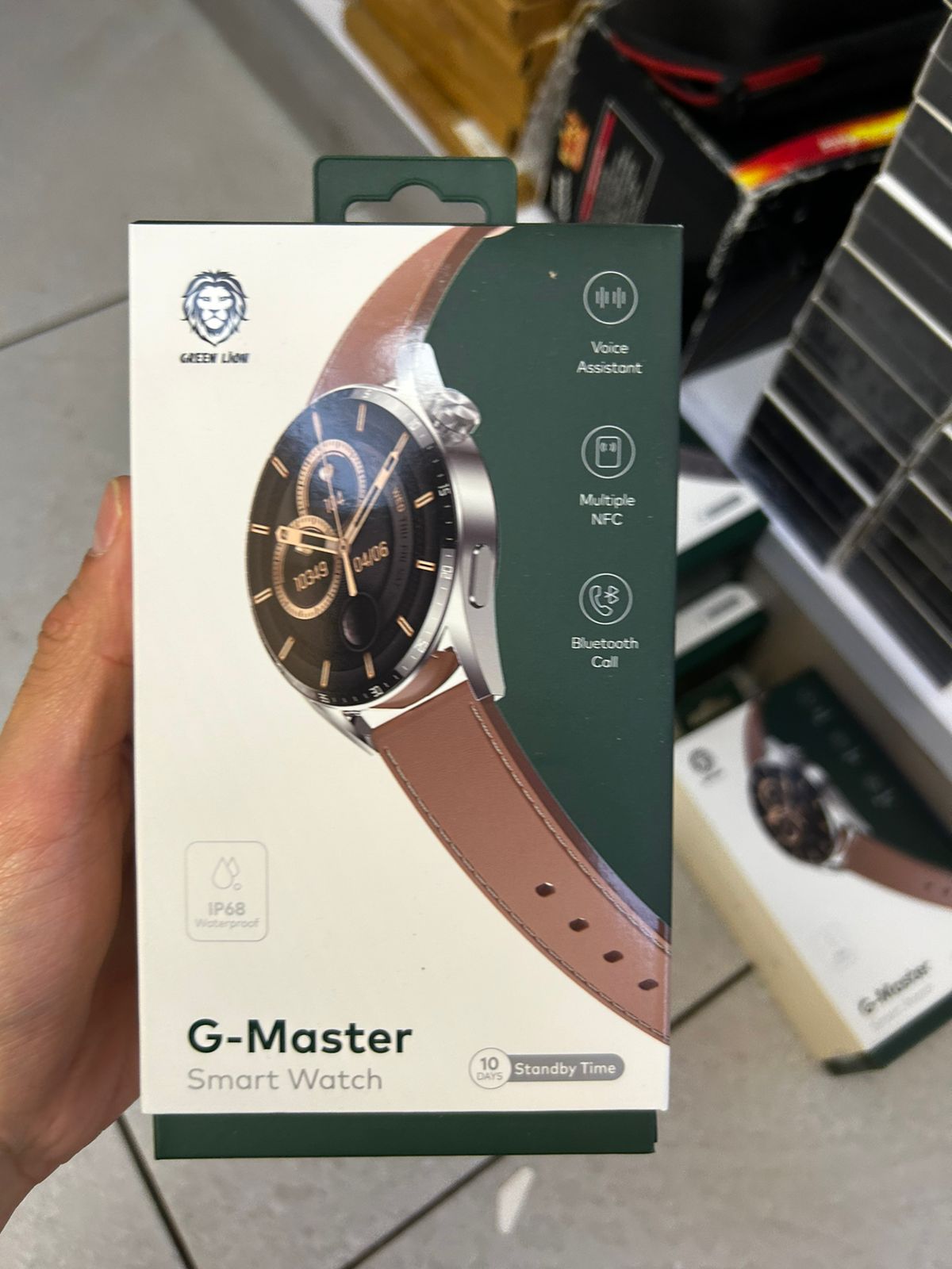 GREEN LION G MASTER Smart Watch with Heart Rate Monitor, Fitness Tracker & Sleep Tracking - Perfect for Running, Workouts & Daily Activity Tracking