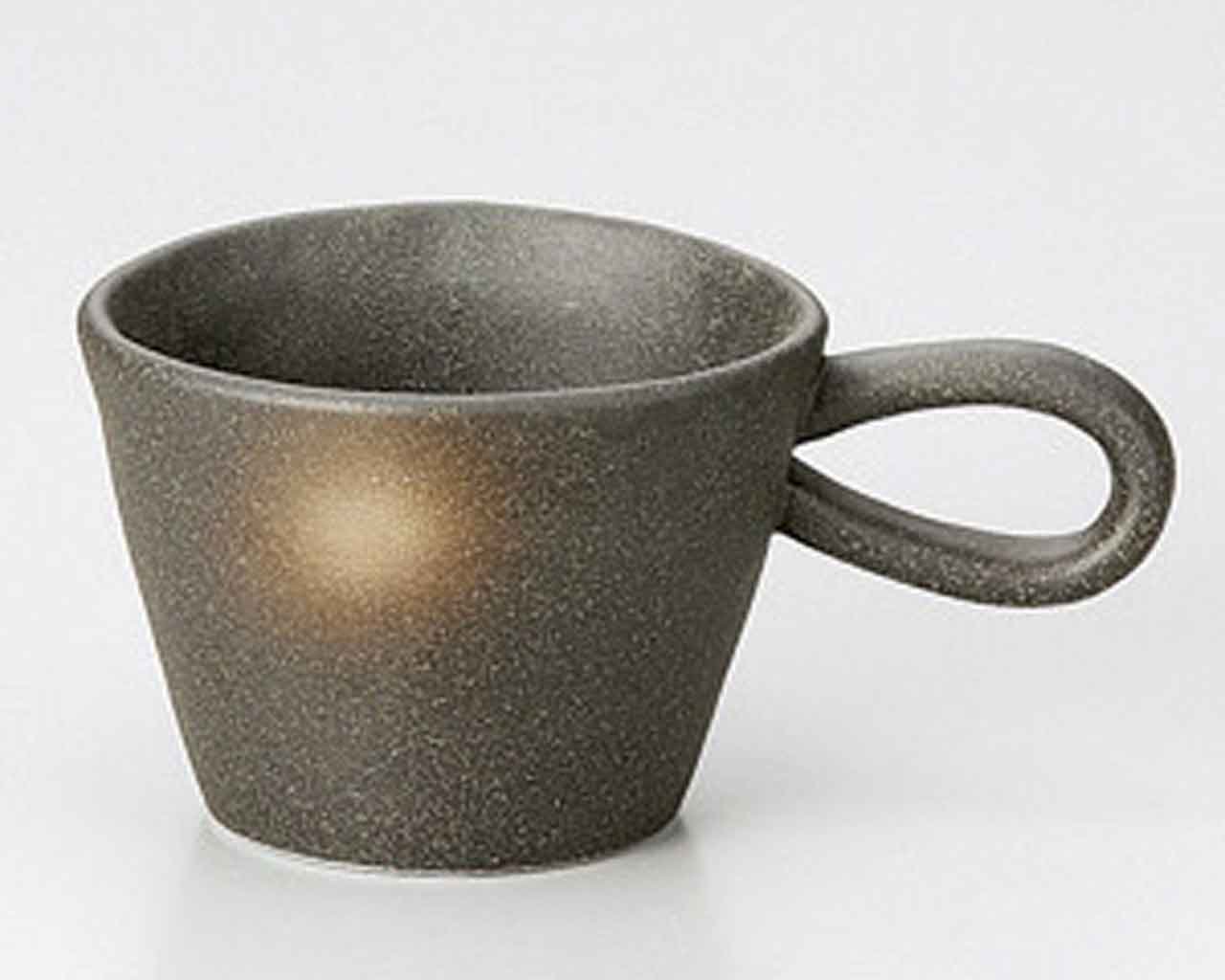 Premium Bizen Ware 3.7-Inch Japanese Brown Ceramic Tea Cups - Set of 2 Authentic Handcrafted Mugs - Perfect for Matcha, Coffee & Tea Ceremonies