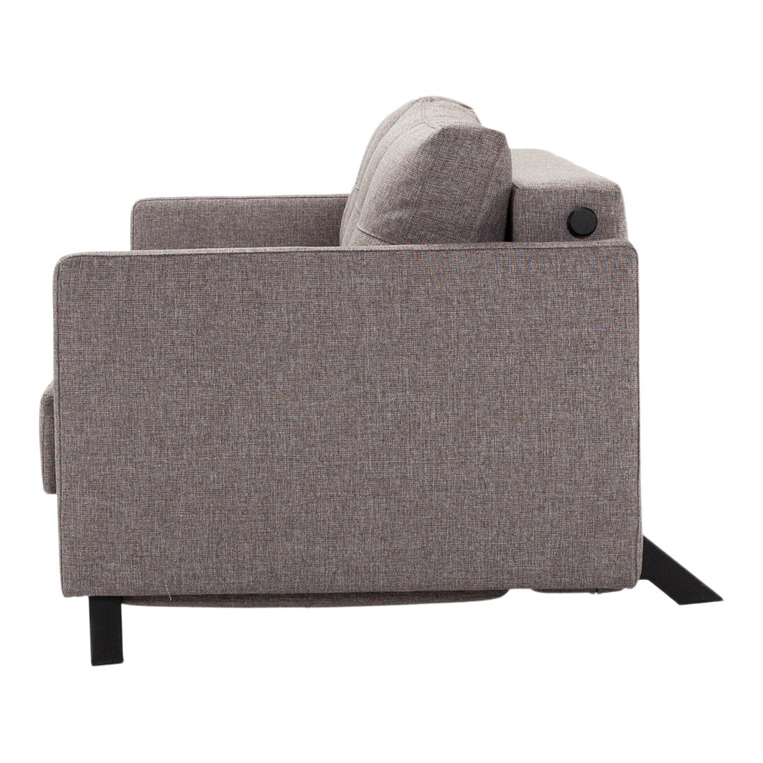 Luxury Cubed 02 Deluxe Sofa with Arms - Full Size Modern Sectional Couch for Living Room, Lounge & Home Theater Comfort