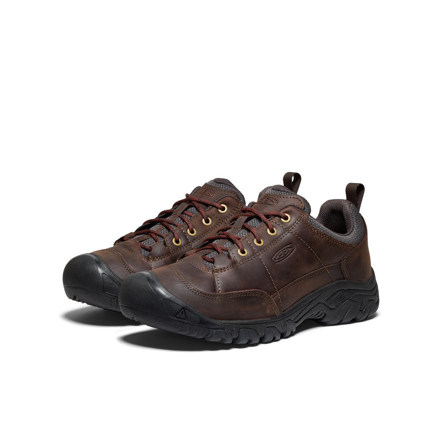 Men's Targhee III Waterproof Hiking Oxford Shoes - Dark Earth/Mulch | Lightweight & Durable for Outdoor Adventures, Trail Walking & Travel