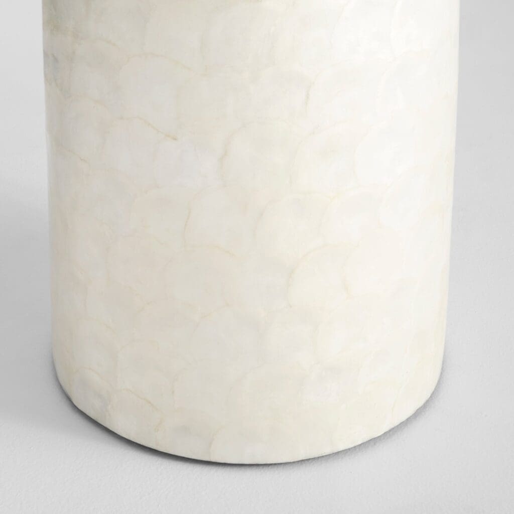 Cyan Design 11573 Triton Side Table - White | Modern End Table for Living Room, Bedroom & Office | Accent Table with Sleek Design