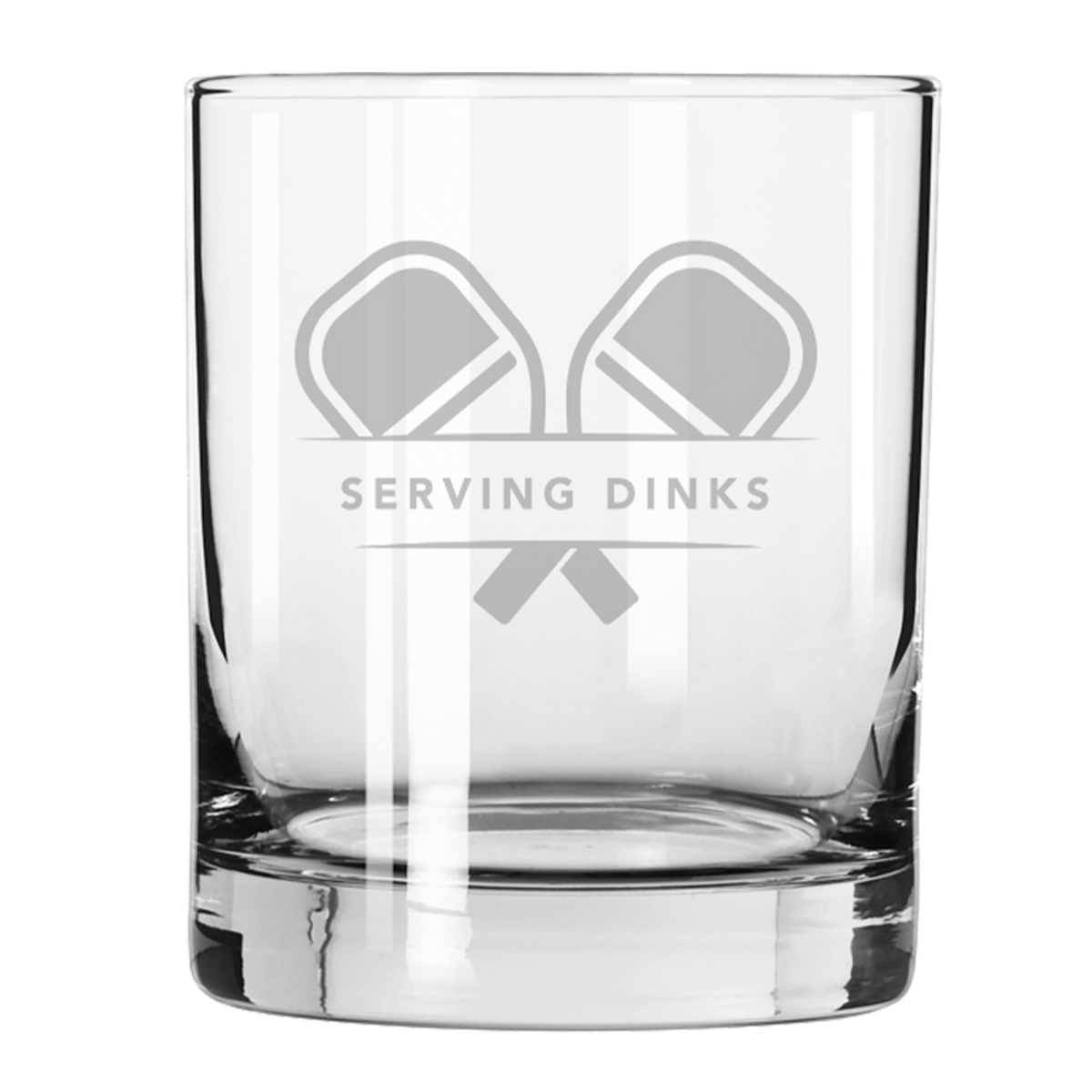 Lexington Double Old Fashioned Glass - 12.5oz Heavy Base Whiskey Tumbler for Bourbon, Scotch & Cocktails | Perfect for Pickleball Serving Dinks & Casual Entertaining
