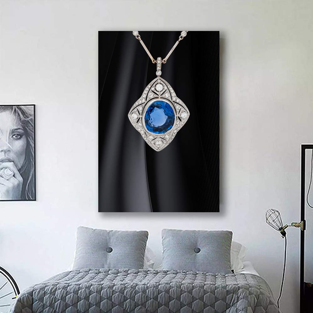 Wall26 Canvas Wall Art - Elegant Jewelry Giclee Painting for Bedroom, Living Room, House Decoration, Home Art - 24x36 inches - Perfect for Modern and Contemporary Interiors