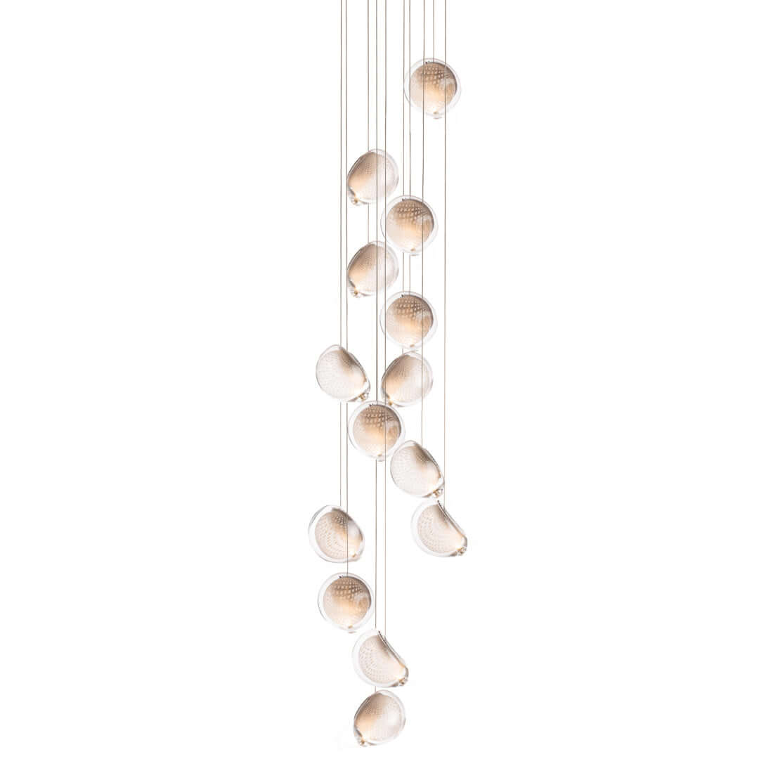 Modern Art Net Pendant Light - Handwoven Rattan Chandelier for Dining Room, Bedroom & Boho Home Decor | Perfect for Farmhouse, Living Room & Kitchen Lighting