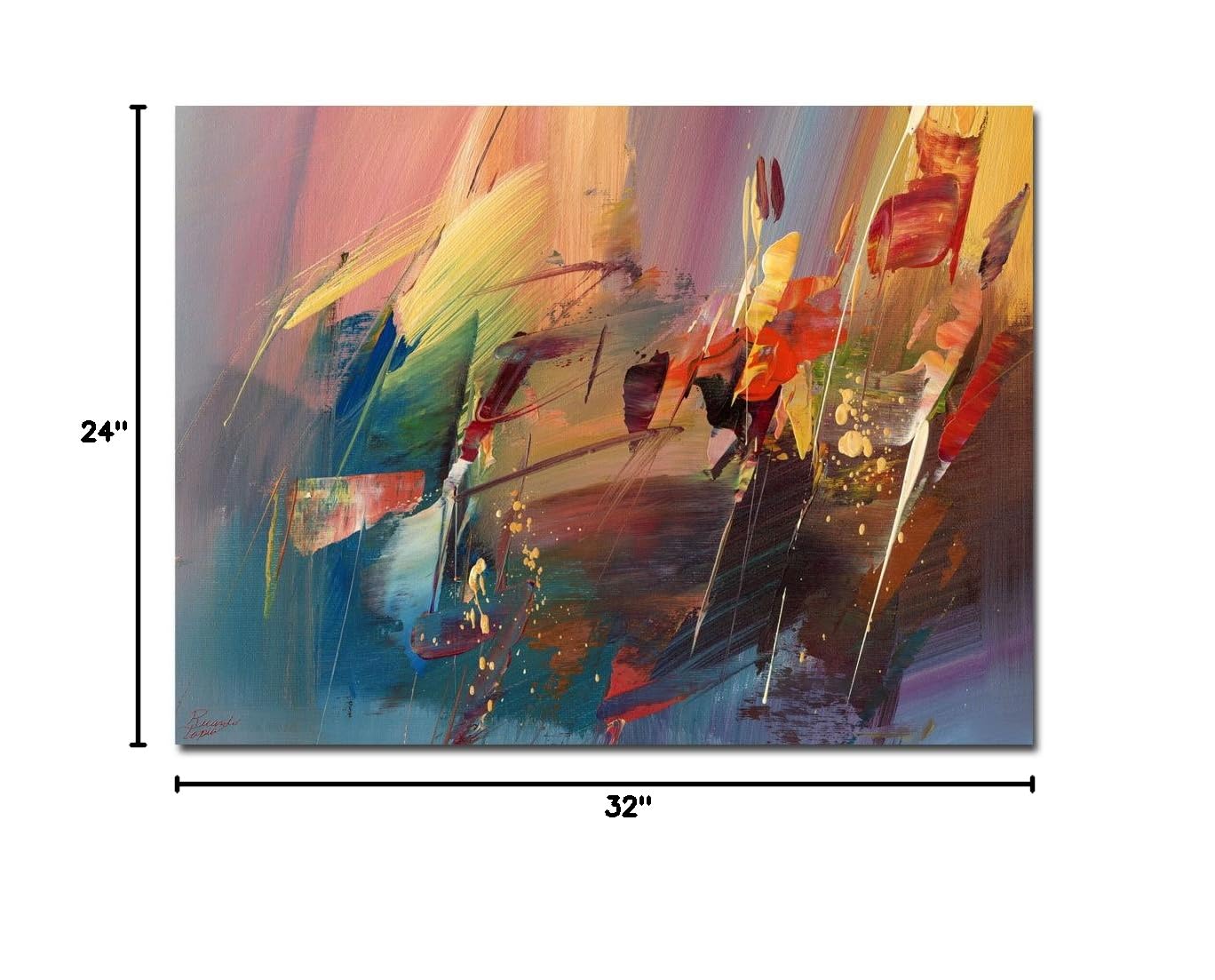 Ricardo Tapia Garden Canvas Art Print - Handmade Floral Wall Decor for Living Room, Bedroom & Office - Trademark Fine Art Collection