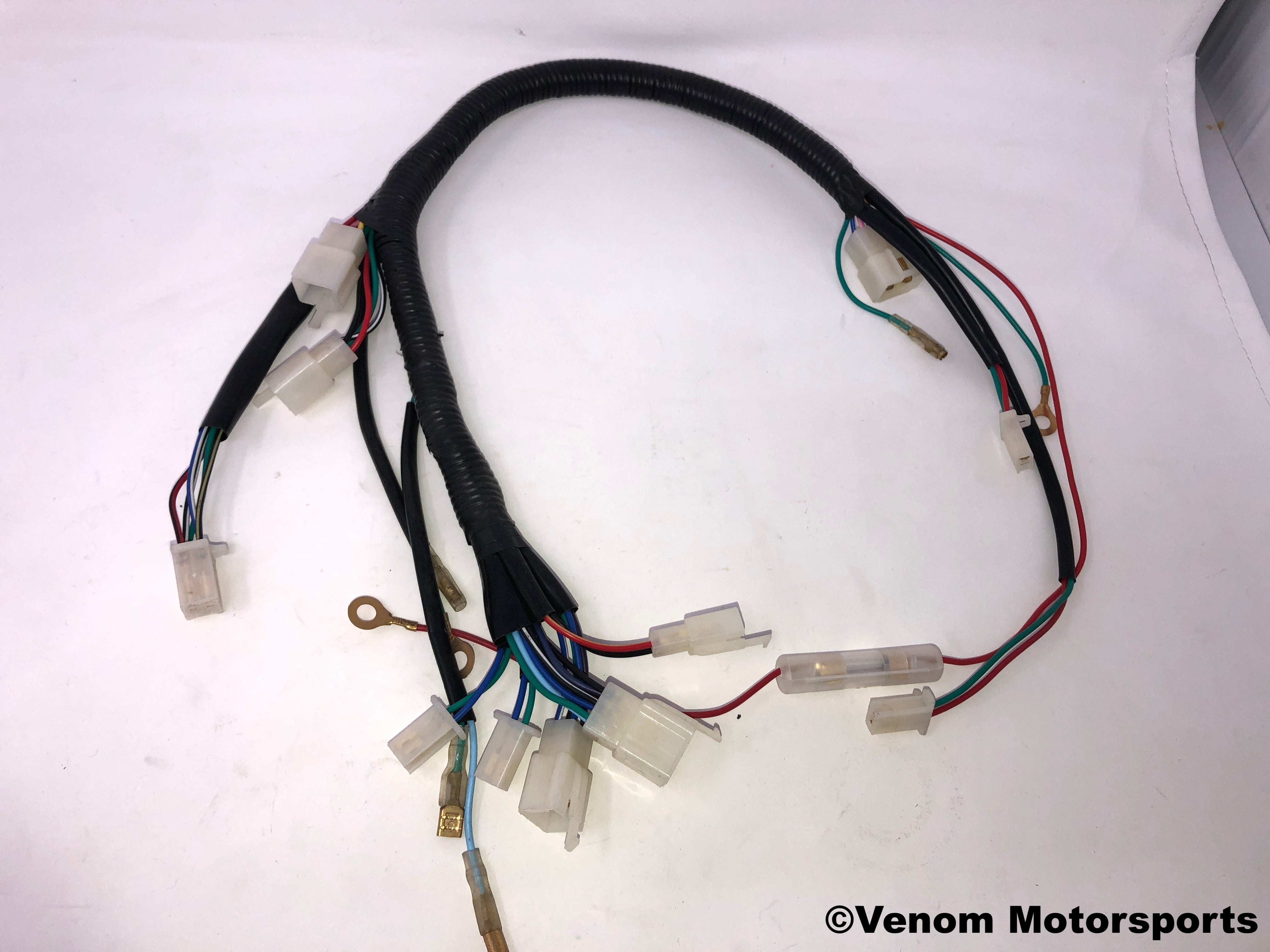 Venom X15 Replacement Wiring Harness - Compatible with Motorcycles & ATVs - High-Quality Electrical Connector Kit for DIY Repairs & Upgrades