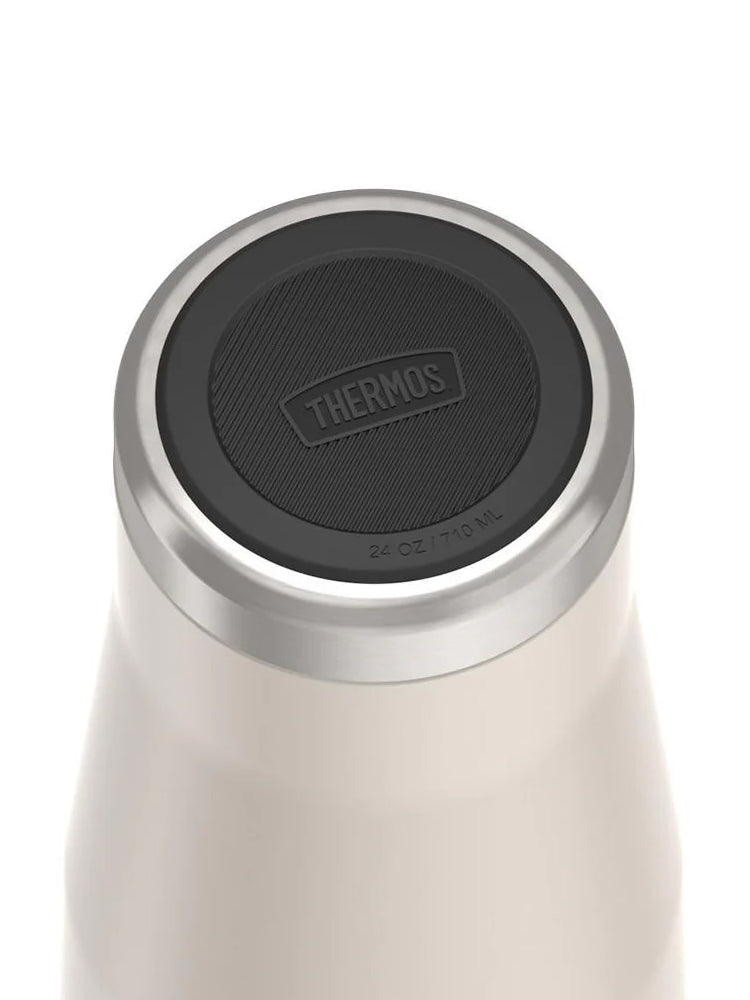 24oz Stainless Steel Tumbler with Slide Lock Lid - Insulated Cold Cup for Coffee, Iced Tea & Smoothies - Perfect for Travel, Office & Outdoor Activities