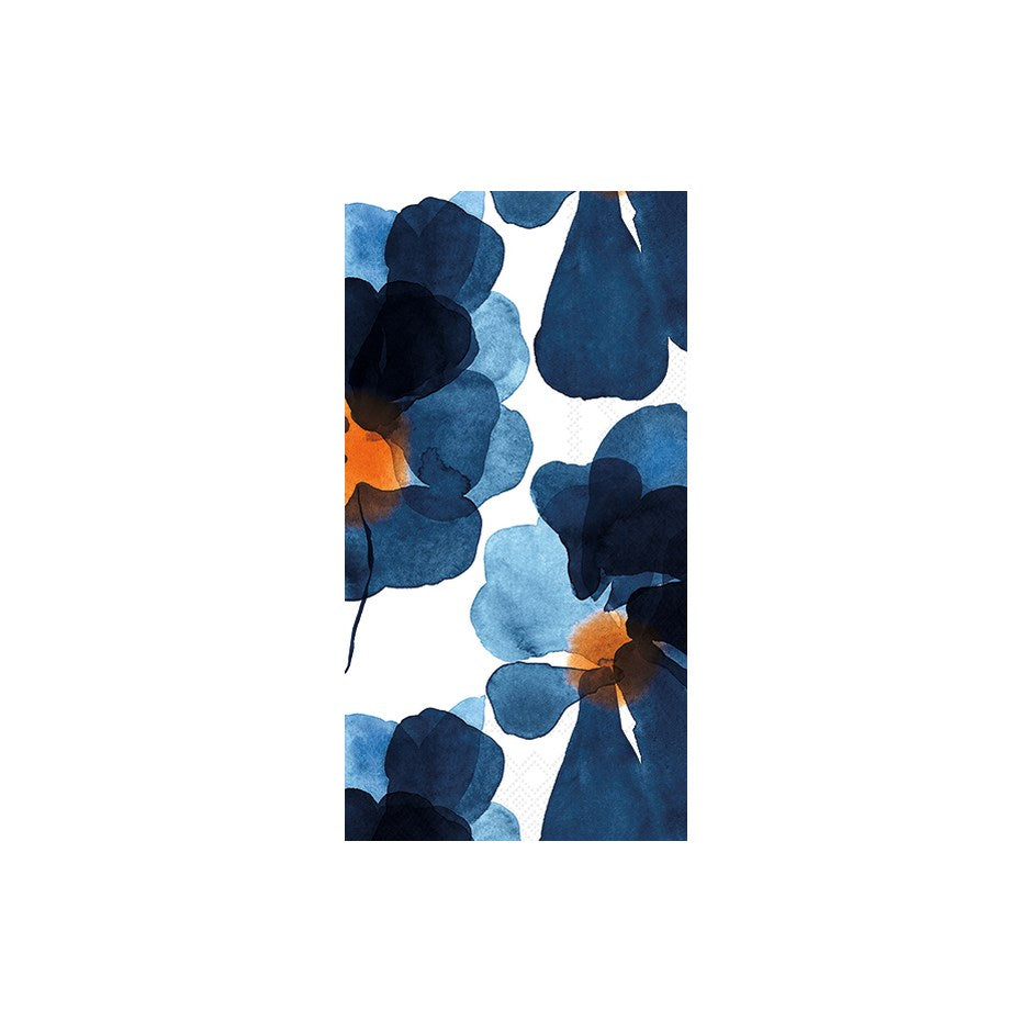 Marimekko VALSSI Blue Paper Buffet Napkins - Premium Disposable Tableware for Parties, Weddings & Events