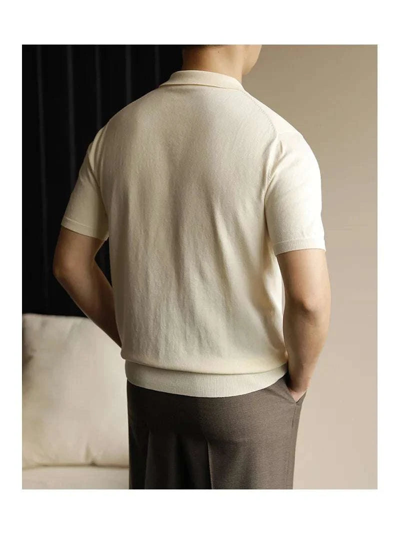 Men's Classic Polo Casual T-Shirt - Breathable Cotton Short Sleeve Shirt for Everyday Wear | Perfect for Work, Golf, and Outdoor Activities
