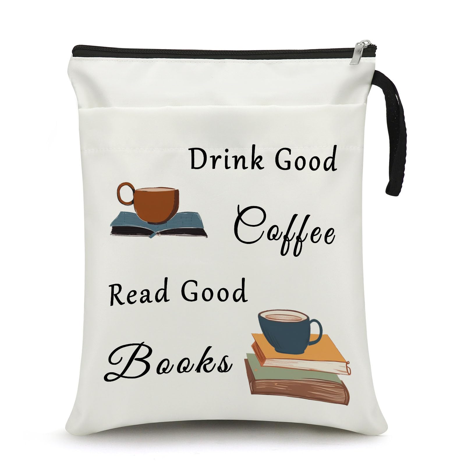 Premium Book Sleeve Protector for Paperbacks & Hardcovers - Perfect Gift for Book Lovers, Bibliophiles & Librarians - Ideal for Reading, Travel & Library Use - Bookish Gifts for Her/Him & Coffee Lovers