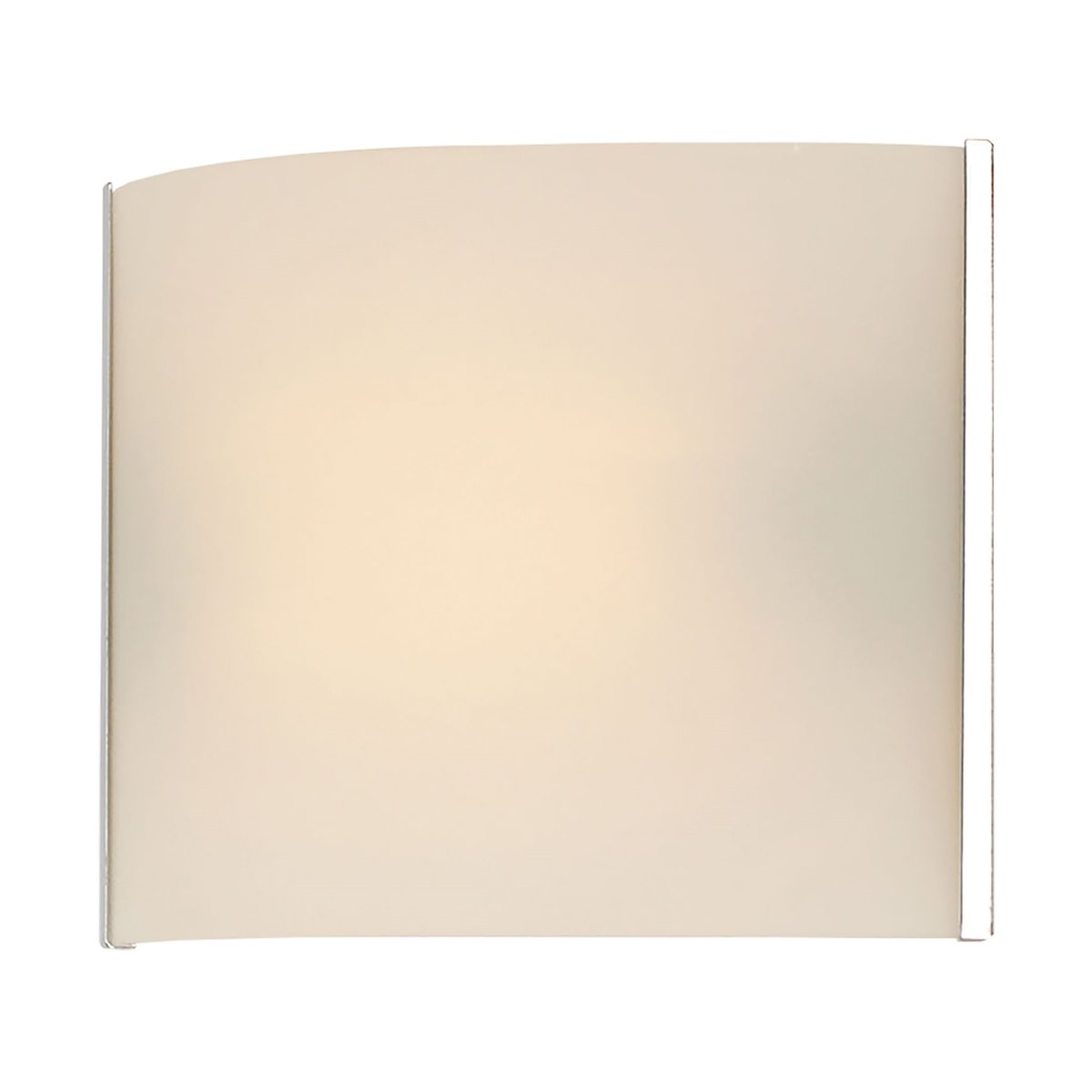 Chrome 1-Light Vanity Sconce with Handcrafted White Opal Glass - Perfect for Bathroom Mirror Lighting & Bedroom Wall Decor
