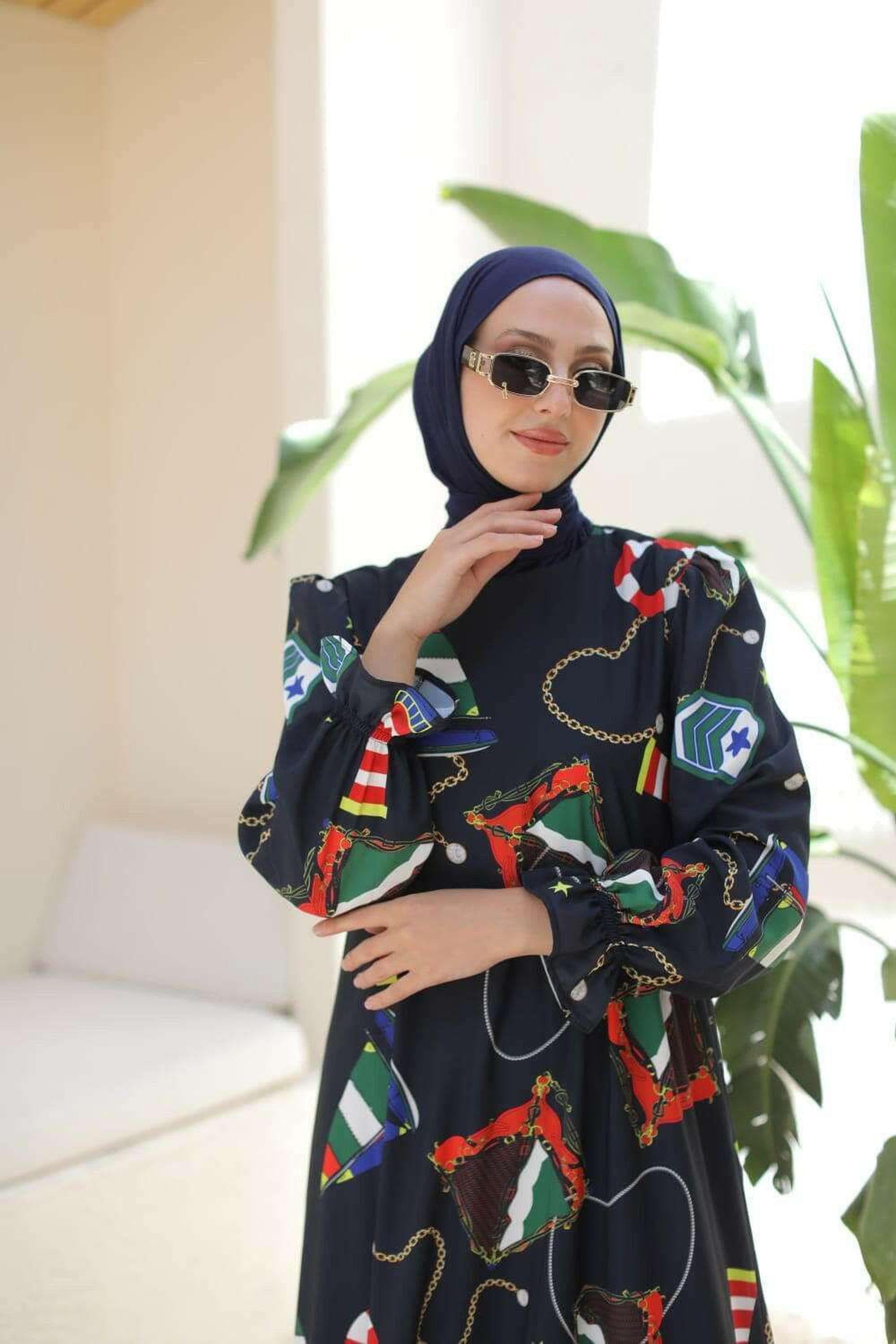 Elegant Hazel Long Maxi Dress with Long Sleeves - Flowy Boho Chic Women's Dress for Casual Outings, Beach Vacations & Special Occasions