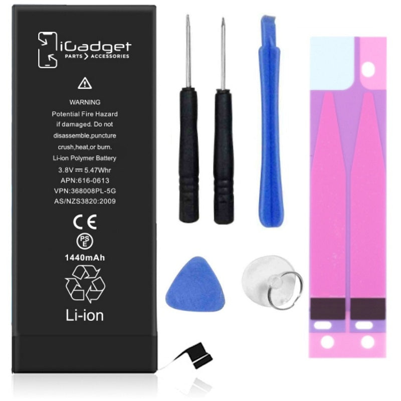 Premium iPhone 5 Battery Replacement - High Capacity Long Lasting Battery for iPhone 5/5S - Perfect for Home DIY Repair & Emergency Power Replacement