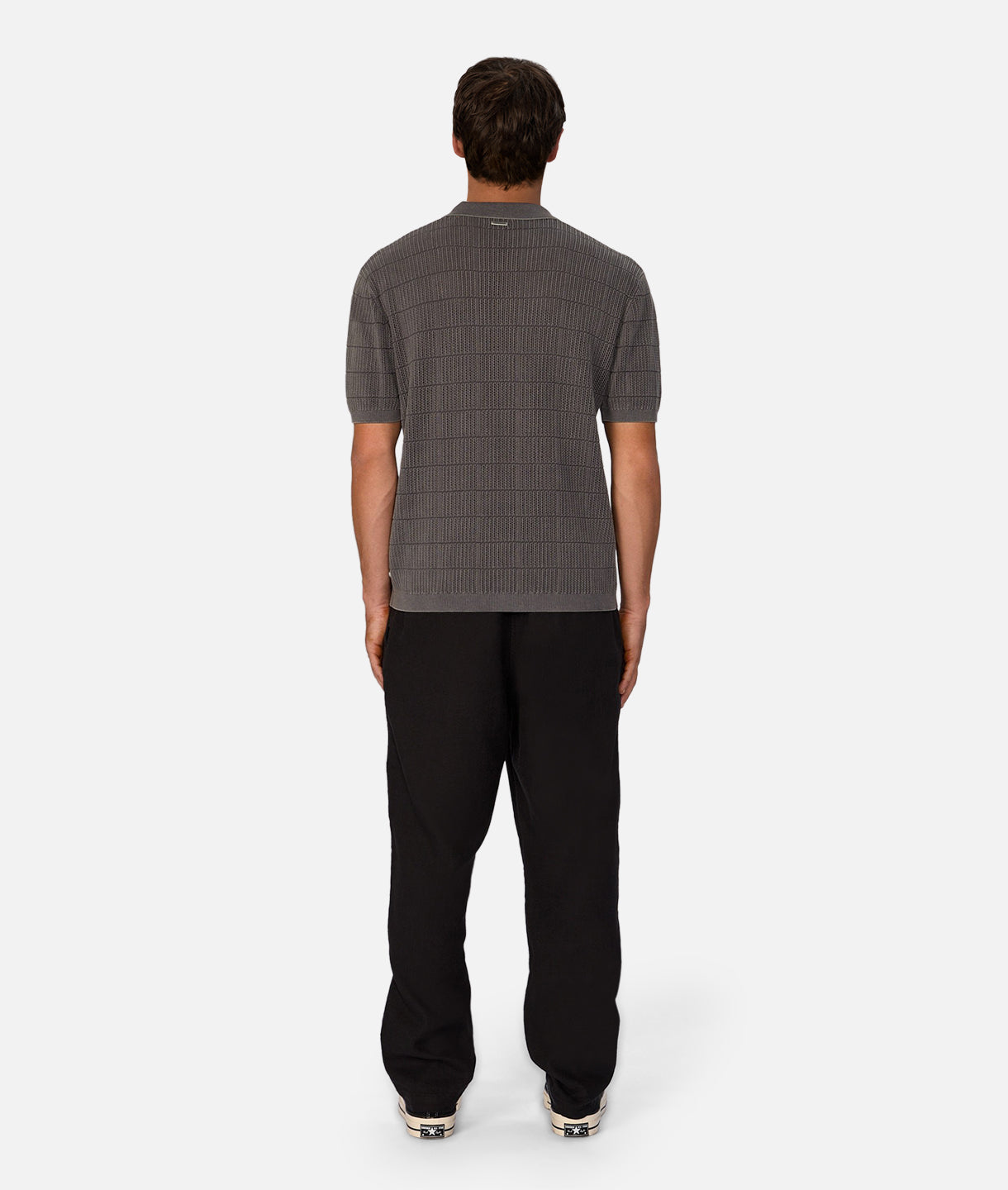 The Clemente Short Sleeve Shirt for Men - Premium Gun Metal Color Casual Button Up Shirt | Perfect for Summer Outfits, Office Wear & Weekend Relaxation