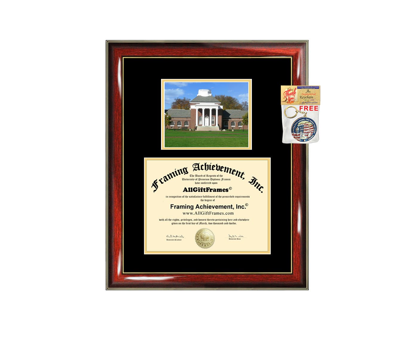 University of Delaware Diploma Frame - Custom College Graduation Degree Display with Mat & Plaque - Perfect Graduation Gift for Alumni - Great for Office, Home, or Dorm Decor