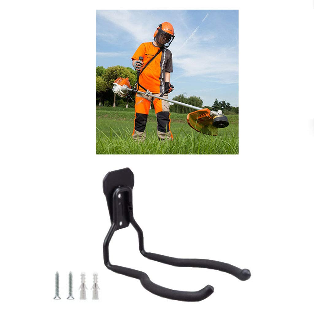 **Heavy Duty Garage Wall Hooks - Garden Power Tool Hanger & String Trimmer Organizer, Wall Mount Storage for Bikes, Utility Tools & Garage Accessories (1-Pack) – Perfect for Garage, Shed & Workshop Organization**