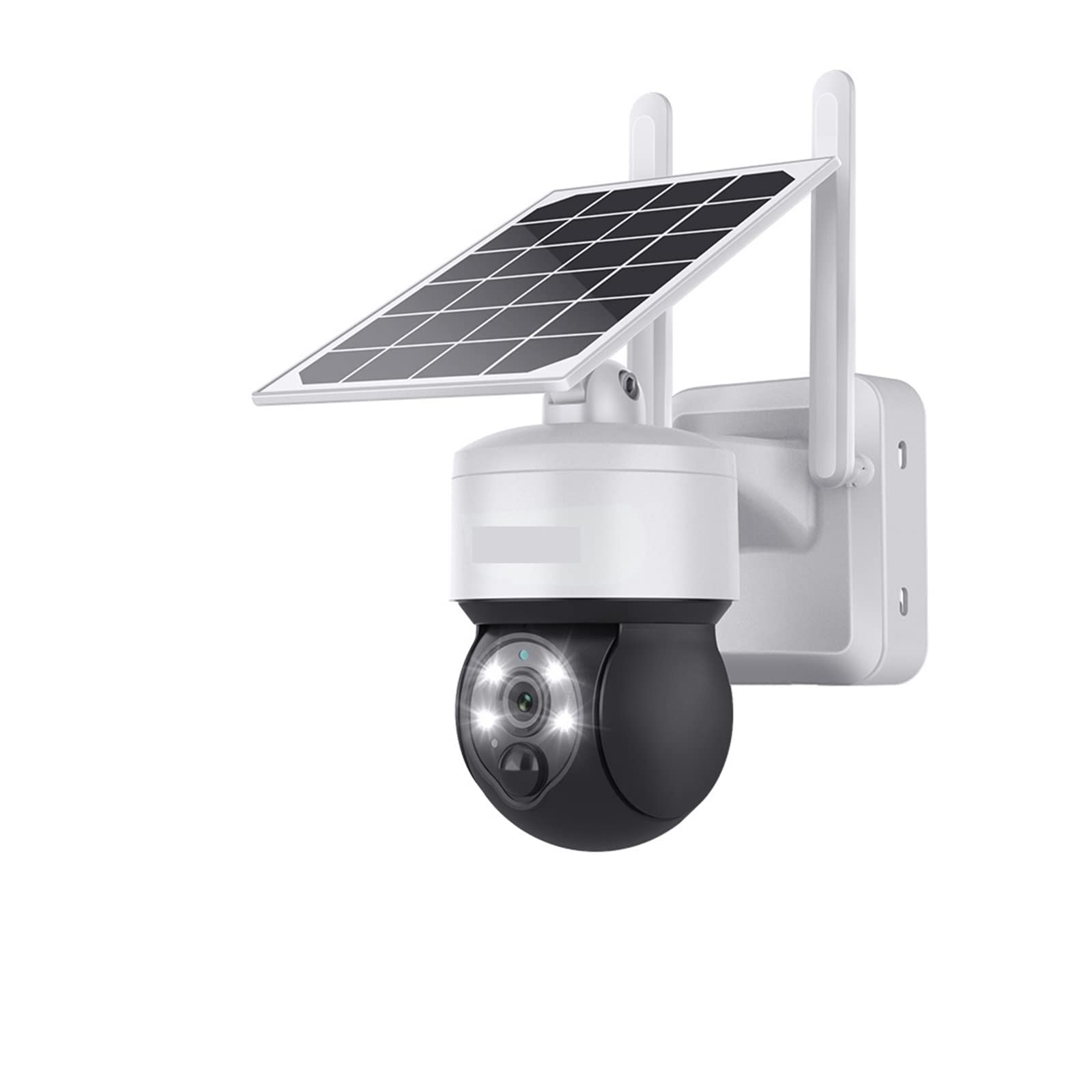 SilteD 4G Solar Security Camera Outdoor Wireless WIFI PTZ - 3MP HD, Two-Way Audio, Night Vision, Weatherproof for Home & Business Surveillance (Black/White) - Perfect for Backyard, Garage & Remote Property Monitoring