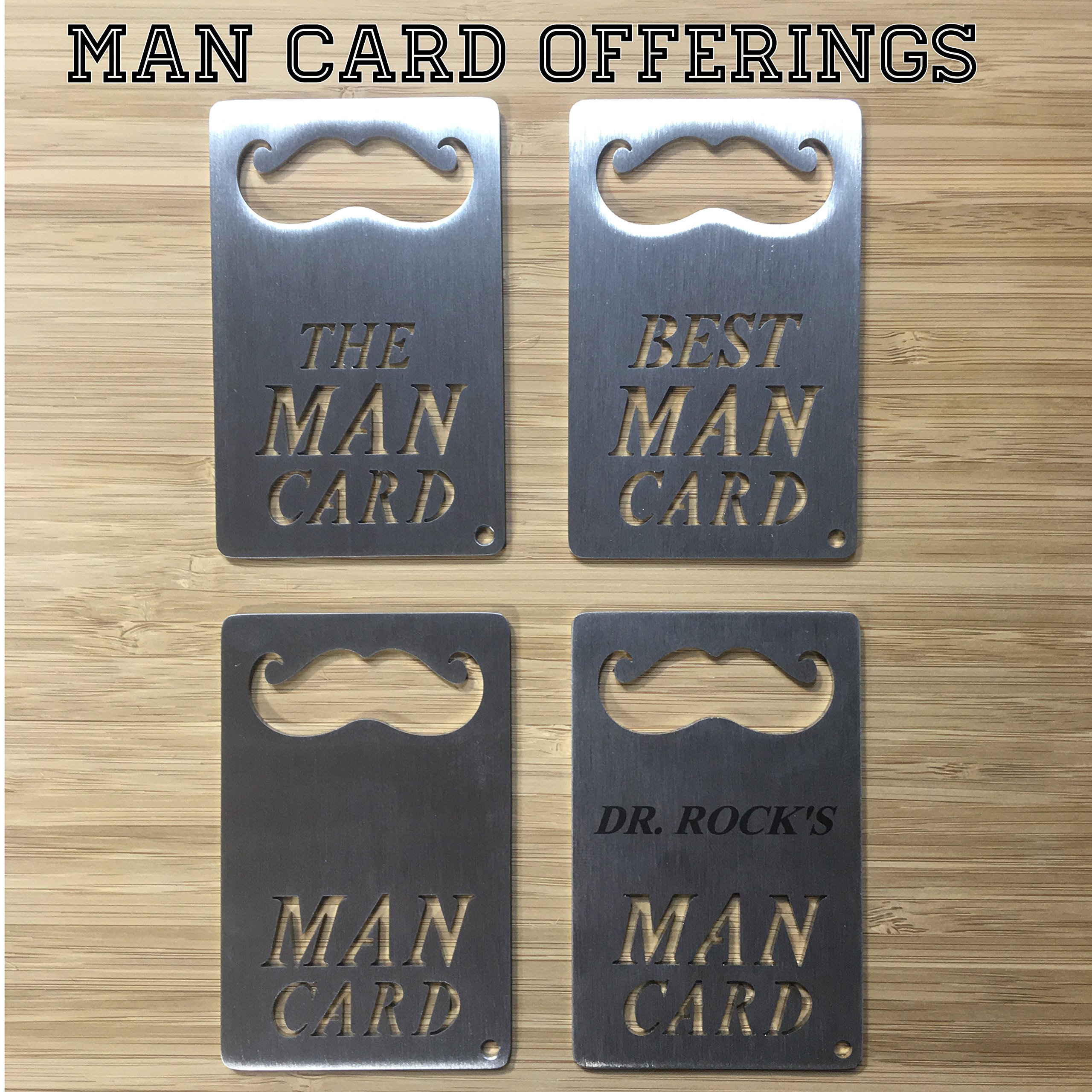 Best Man Gift - Stainless Steel Wallet-Sized Bottle Opener for Weddings, Groomsmen & Bachelor Parties - Perfect for Beer, Wine & Soda Bottles