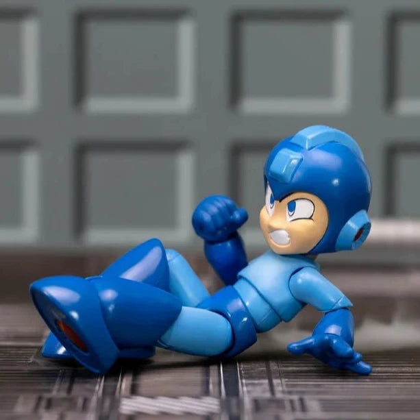 Mega Man 1:12 Scale Collectible Action Figure - Blue Bomber Video Game Character Model for Display, Cosplay & Gift Giving - Perfect for Anime Fans, Gamers & Collectors