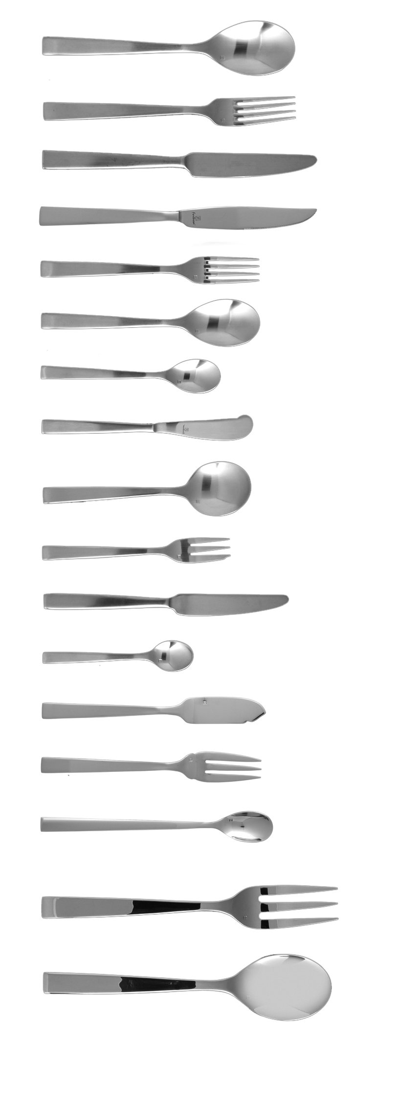 Premium Fortessa Spada 18/10 Stainless Steel Flatware Forks - Set of 12 Elegant Dinner Forks for Fine Dining, Restaurants & Home Entertaining