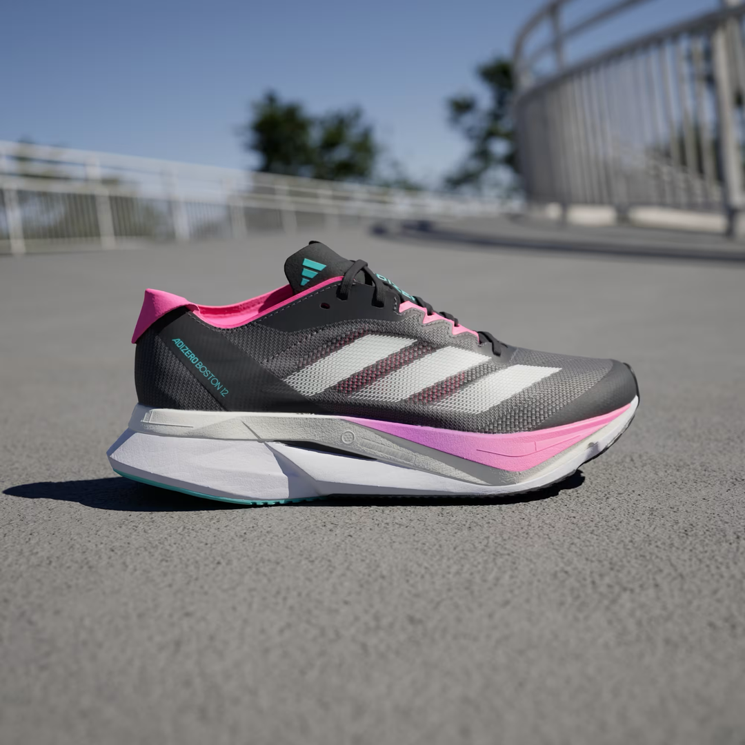 Adidas Women's Adizero Boston 12 Running Shoes - Lightweight Road Racing Sneakers for Marathon Training & Long Distance Running (JI4481) | Perfect for Competitive Runners & Daily Workouts