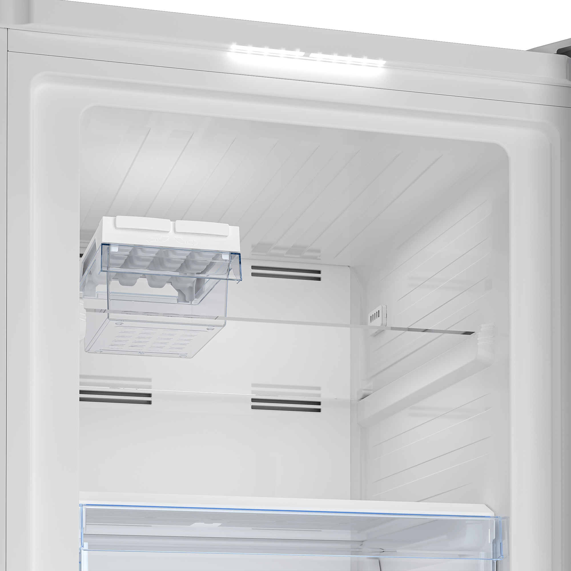 Beko BUFR2715SSIM 28 Inch Stainless Steel Upright Freezer with Automatic Ice Maker - Perfect for Home, Kitchen, and Restaurant Use