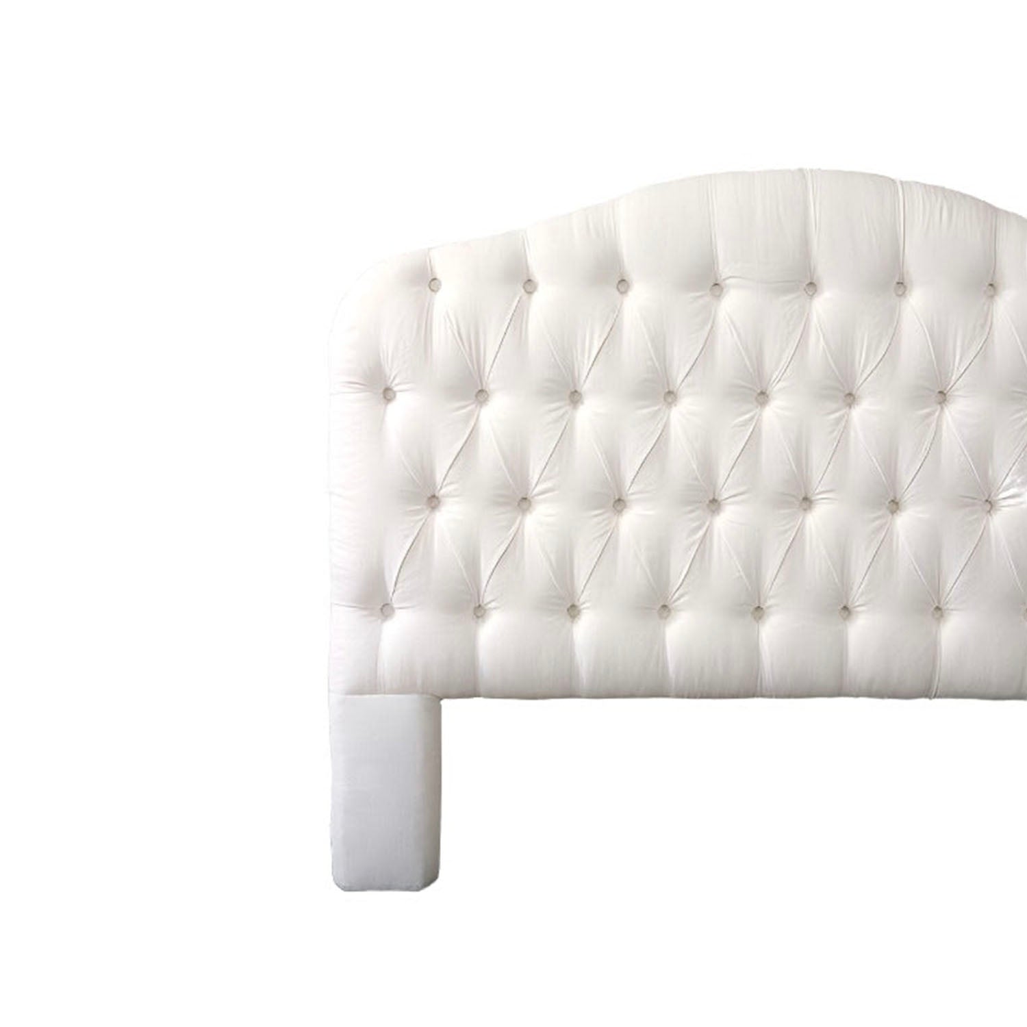 Queen Tufted Headboard in Baby Blue Linen Fabric - Upholstered Bed Frame for Master Bedroom Decor & Cozy Home Styling