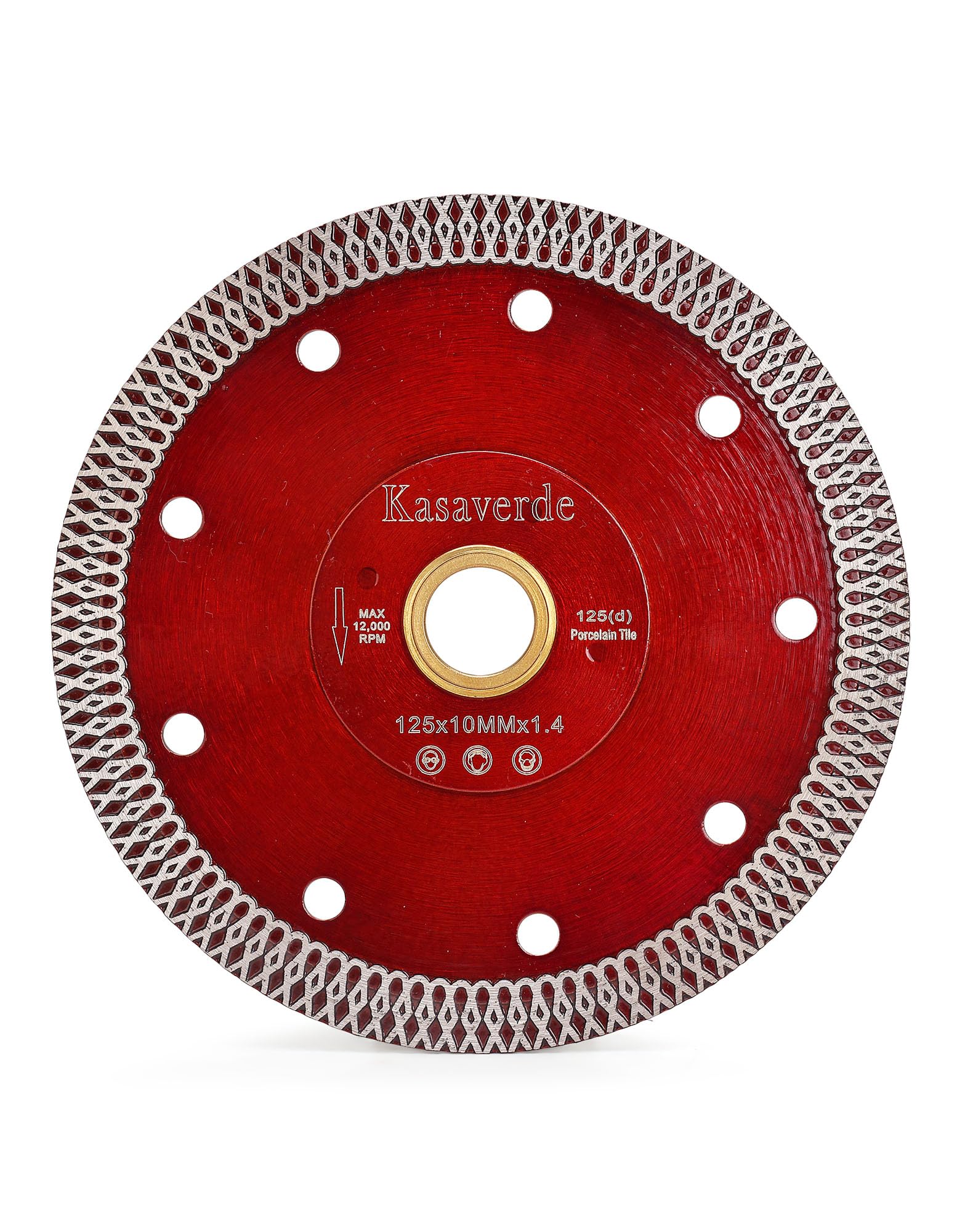 5 Inch Diamond Cutting Blade - Ultra Thin Porcelain Blade for Tile, Granite, Marble - 5