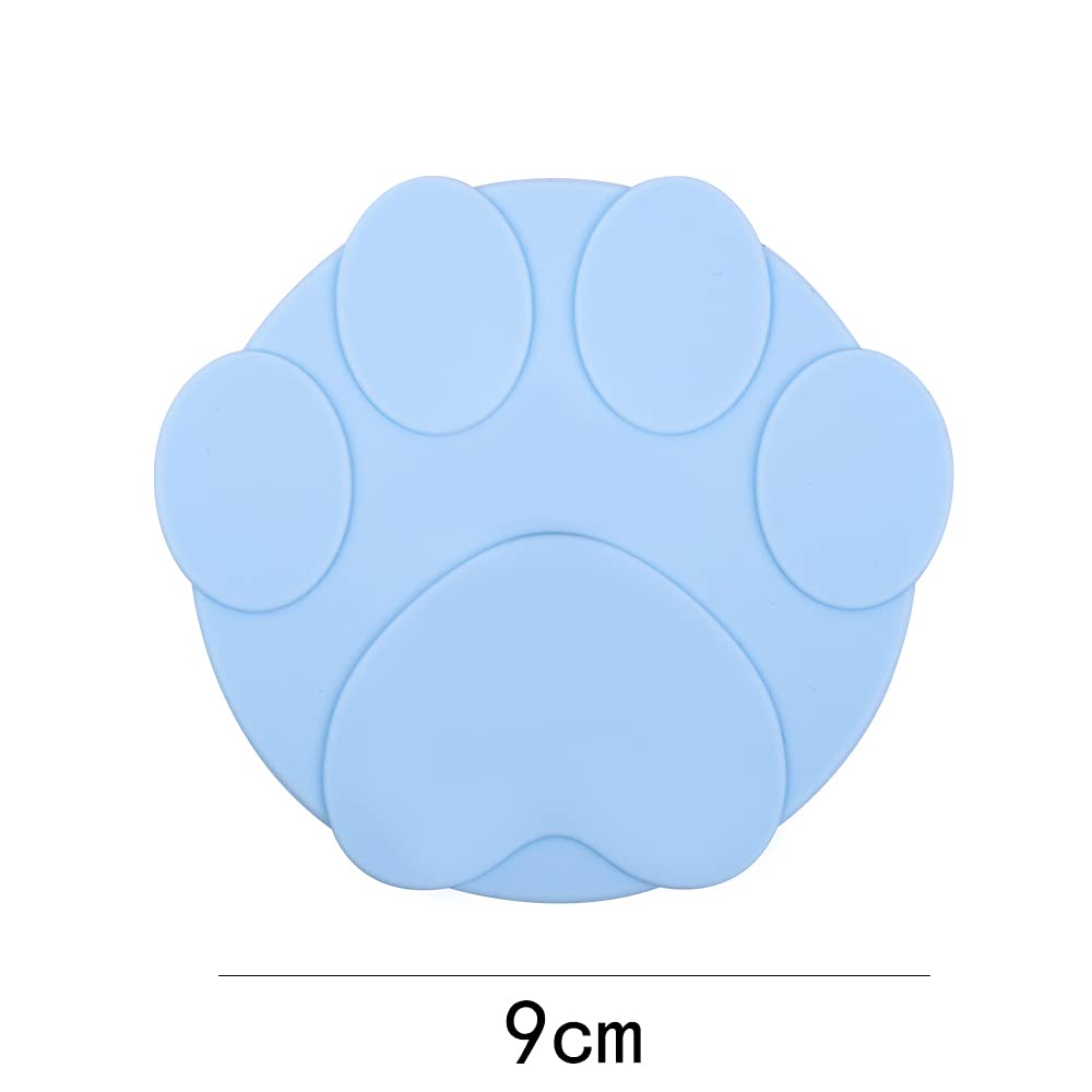 iHOO Silicone Pet Food Can Lids - Leakproof Covers for Dogs & Cats - Fits Multiple Canned Food Sizes - Includes Spoon (Set of 6) - Perfect for Fresh Food Storage & Travel Use