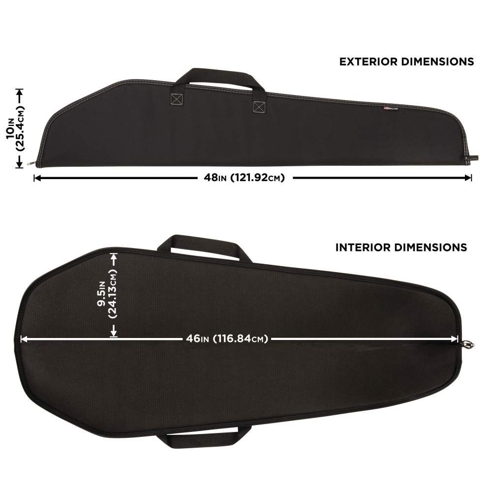 Allen 602 46 Durango Rifle Case - 46 Inch Soft Gun Bag for Hunting, Shooting Range & Firearm Storage | Durable Protective Carrying Case for Rifles & Shotguns