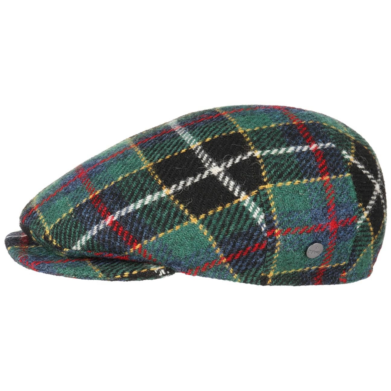 Lierys Harris Tweed Flat Cap - Classic Wool Newsboy Hat for Men | Perfect for Outdoor Activities, Casual Wear & Vintage Style Fashion