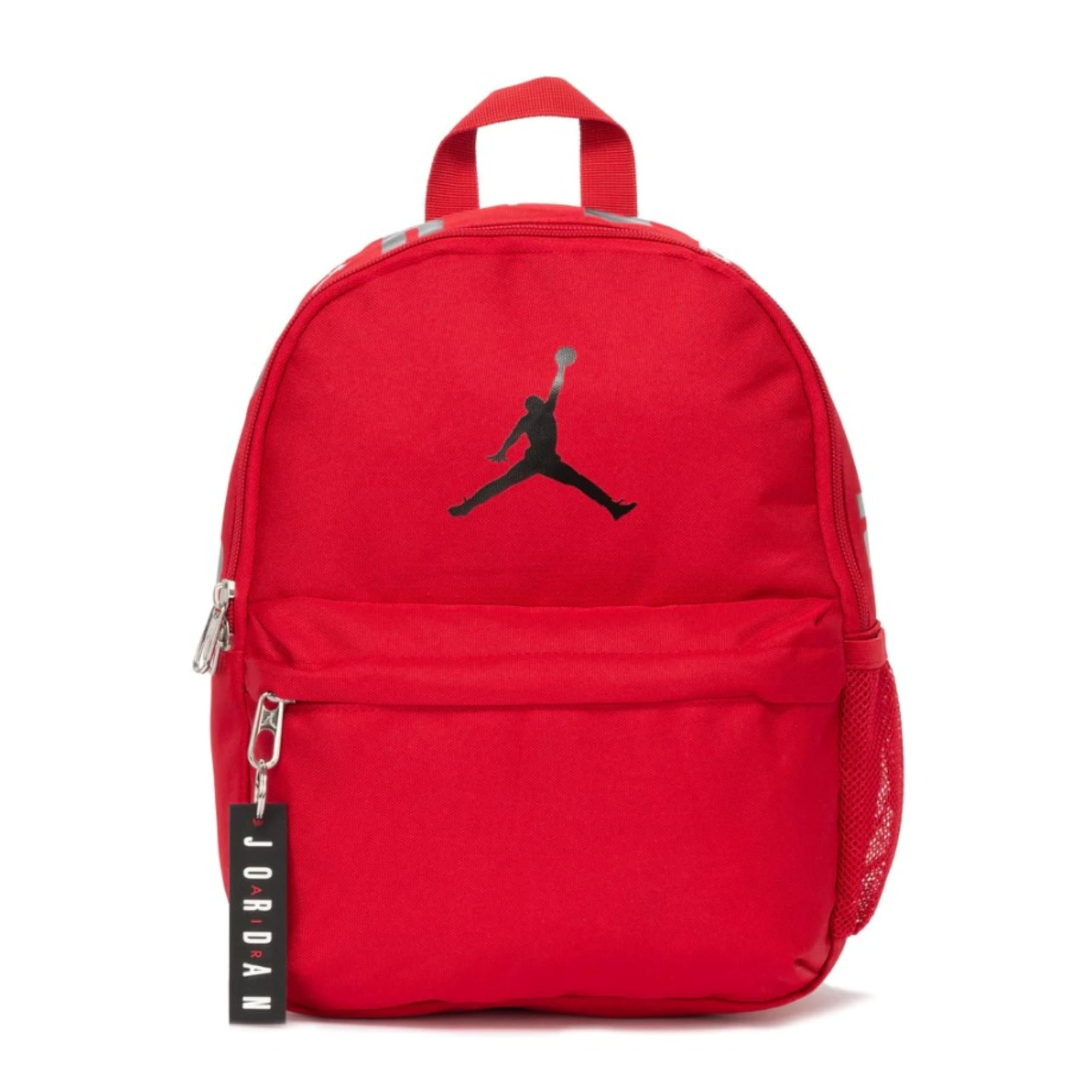 Nike Air Jordan Mini Backpack in Gym Red - Stylish & Compact School Bag for Kids & Teens - Perfect for School, Travel, Sports & Everyday Use