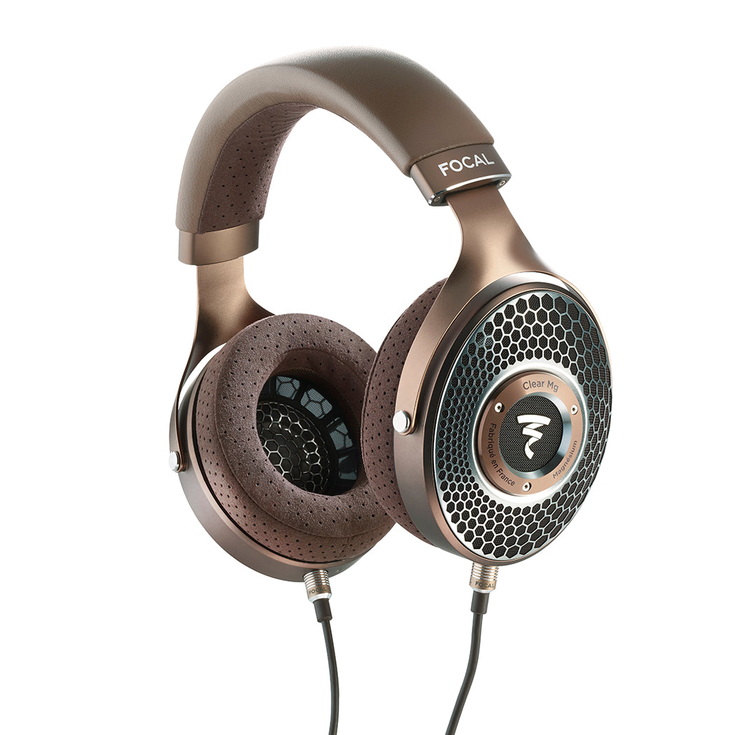 Focal Clear Mg Open Back Professional Headphones - High-Fidelity Audiophile Headset for Home Studio & Music Listening