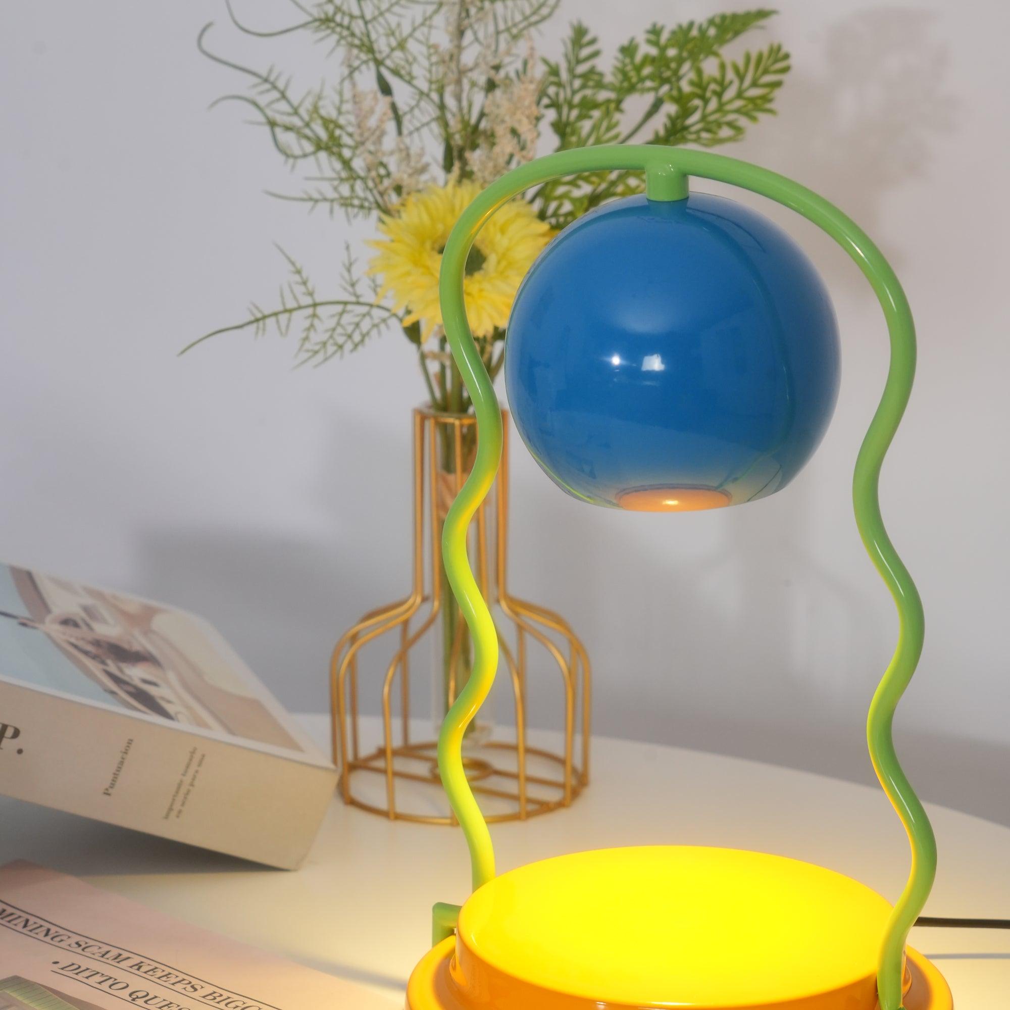 Squiggle Bright LED Table Lamp - Modern Desk Light for Home Office, Bedroom & Living Room - Perfect for Reading, Studying & Decor