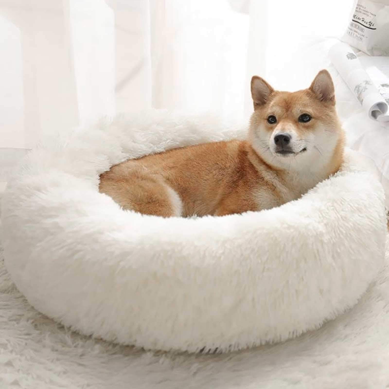 Cozy Pet Cave Bed - Warm & Soft Dog Bed for Puppies, Cats & Small Pets - Perfect for Indoor Sleeping, Cuddling & Winter Comfort