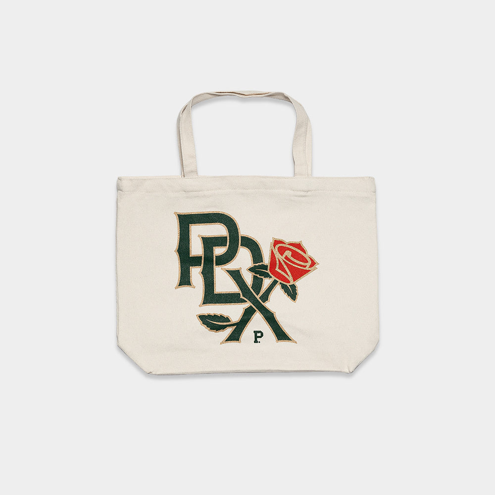 PDX Rose Zip Tote Bag - Stylish & Spacious Women's Shoulder Handbag for Work, Travel & Shopping | Water-Resistant & Durable Fashion Accessory