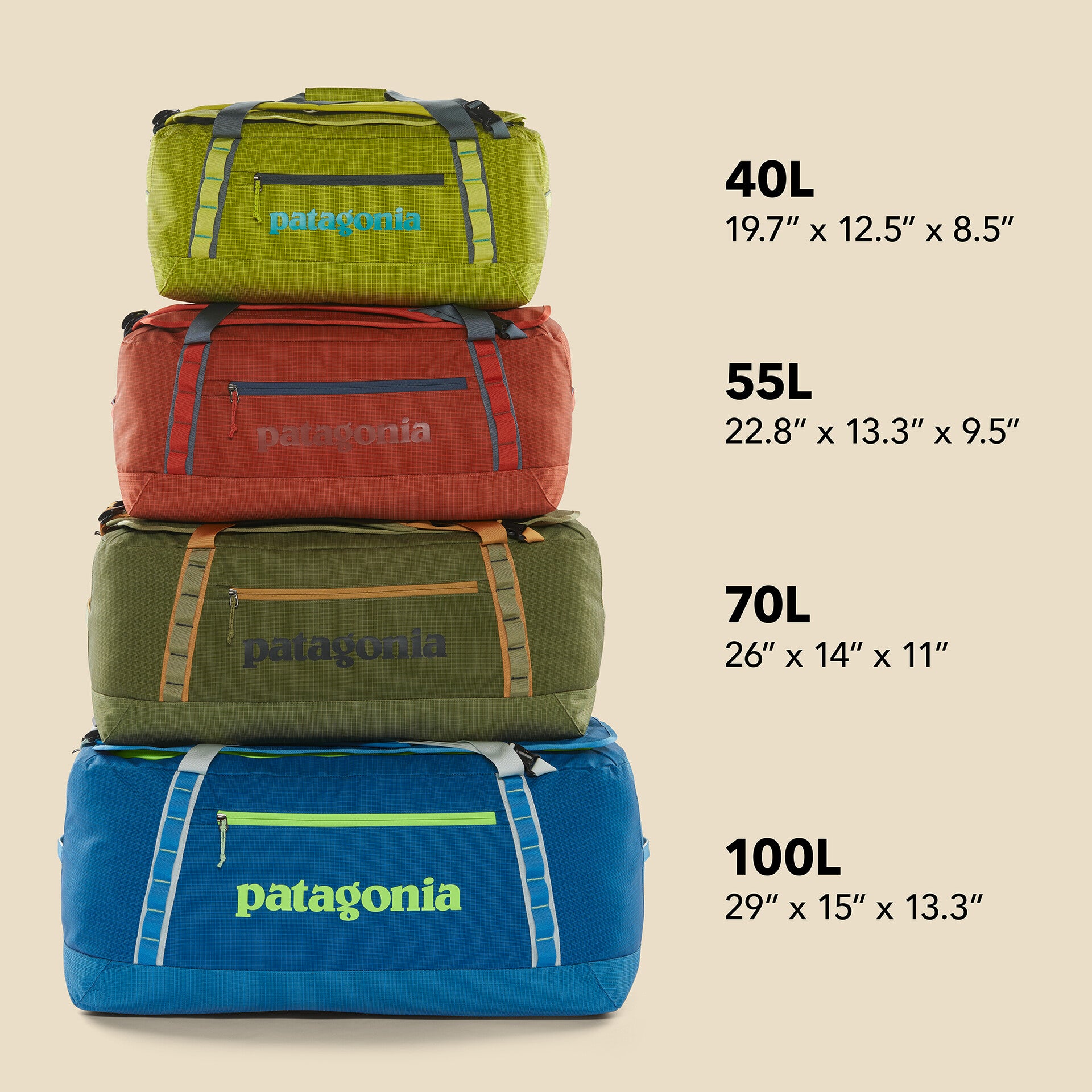 Black Hole® Duffel Bag 55L - Waterproof & Durable Travel Duffel for Outdoor Adventures, Gym, Camping & Weekend Getaways