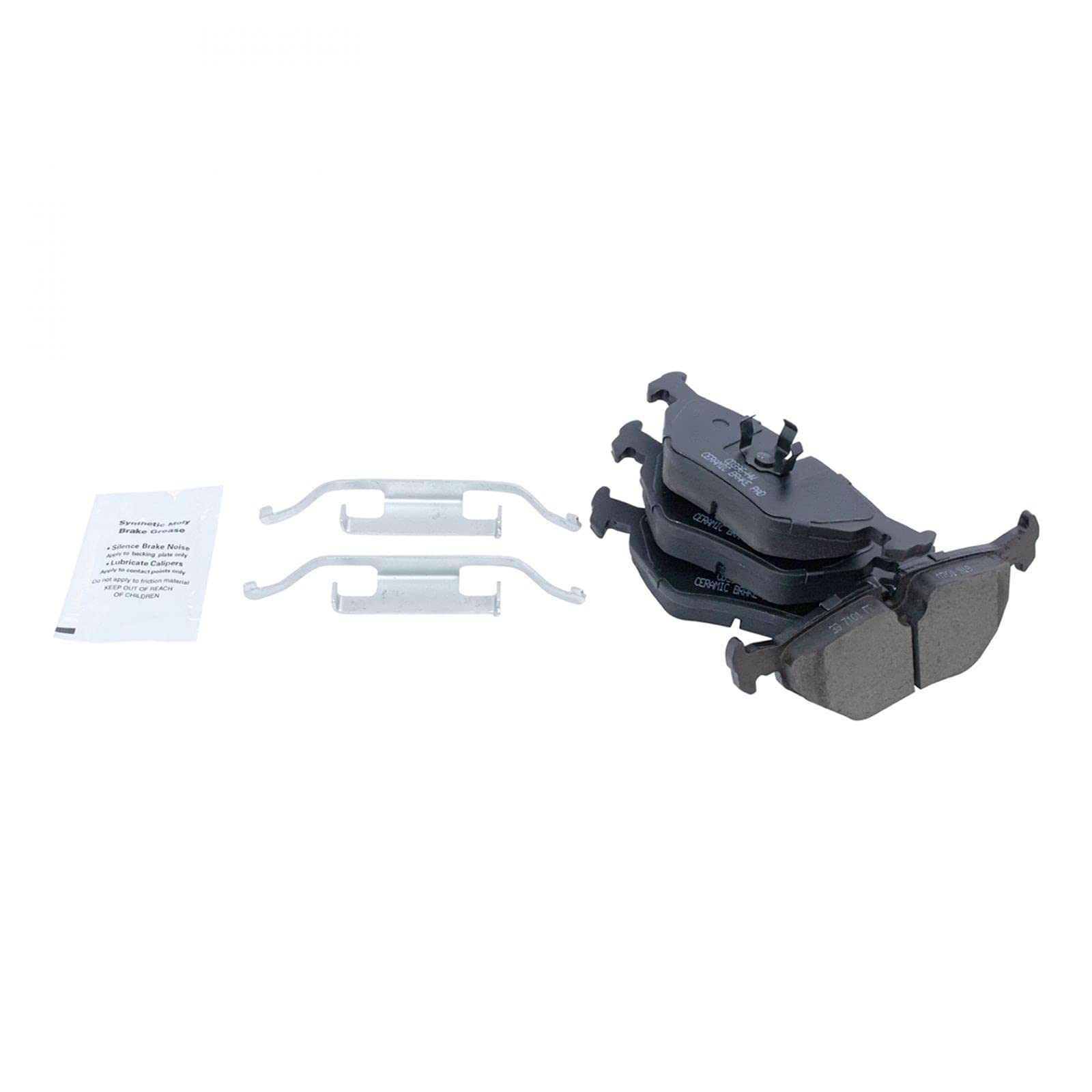 High-Performance Ceramic Rear Brake Pad & Rotor Kit - Compatible with 1989-1995 BMW 525i, 1993 525iT, 1994-1995 530i, 1989-1993 535i - Smooth Stopping Power for City Driving & Highway Cruising
