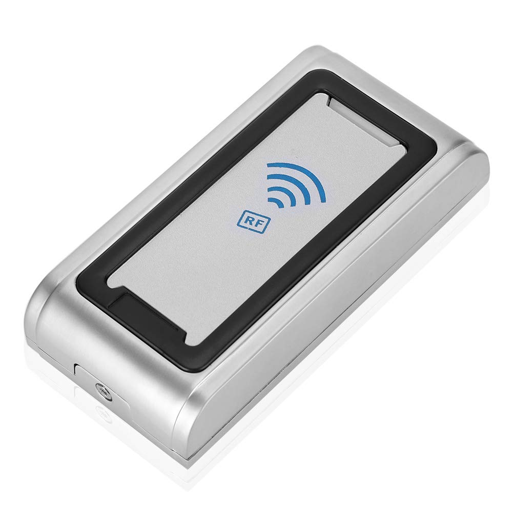 125KHz Proximity Card Reader - IP65 Waterproof Metal Door Opener with Wiegand 26 Output for Secure Access Control Systems | Ideal for Office Buildings, Hotels, and Smart Home Entry Systems