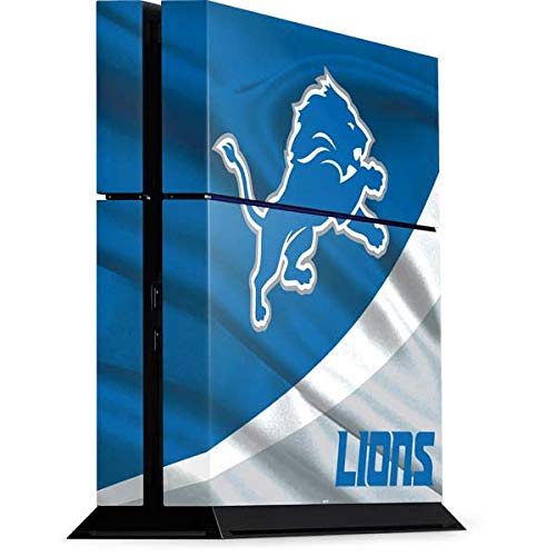 Official NFL Detroit Lions PS4 Console Skin - Custom Gaming Decal for PlayStation 4 | Perfect for Gamers & Sports Fans, Great for Game Rooms & Fan Collections