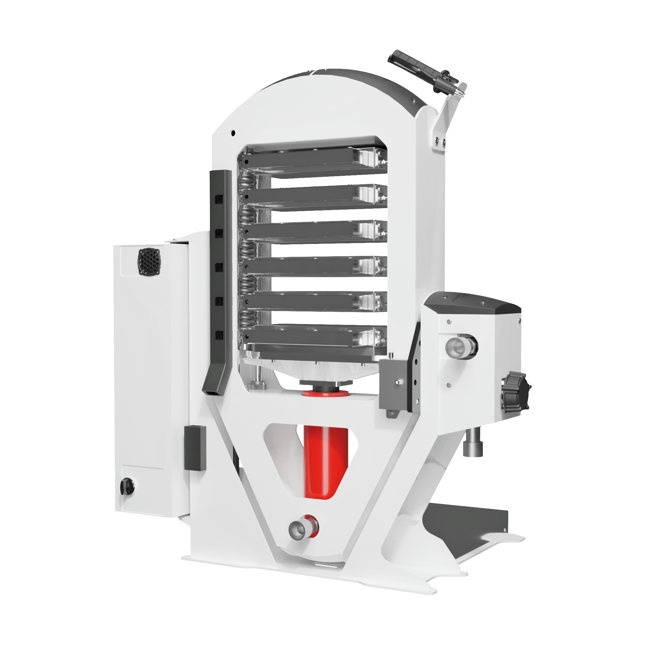 25 Ton Rosin Press Machine for High-Yield Extraction - Professional Hydraulic Heat Plates for DIY Rosin, Essential for Home and Commercial Cannabis Processing