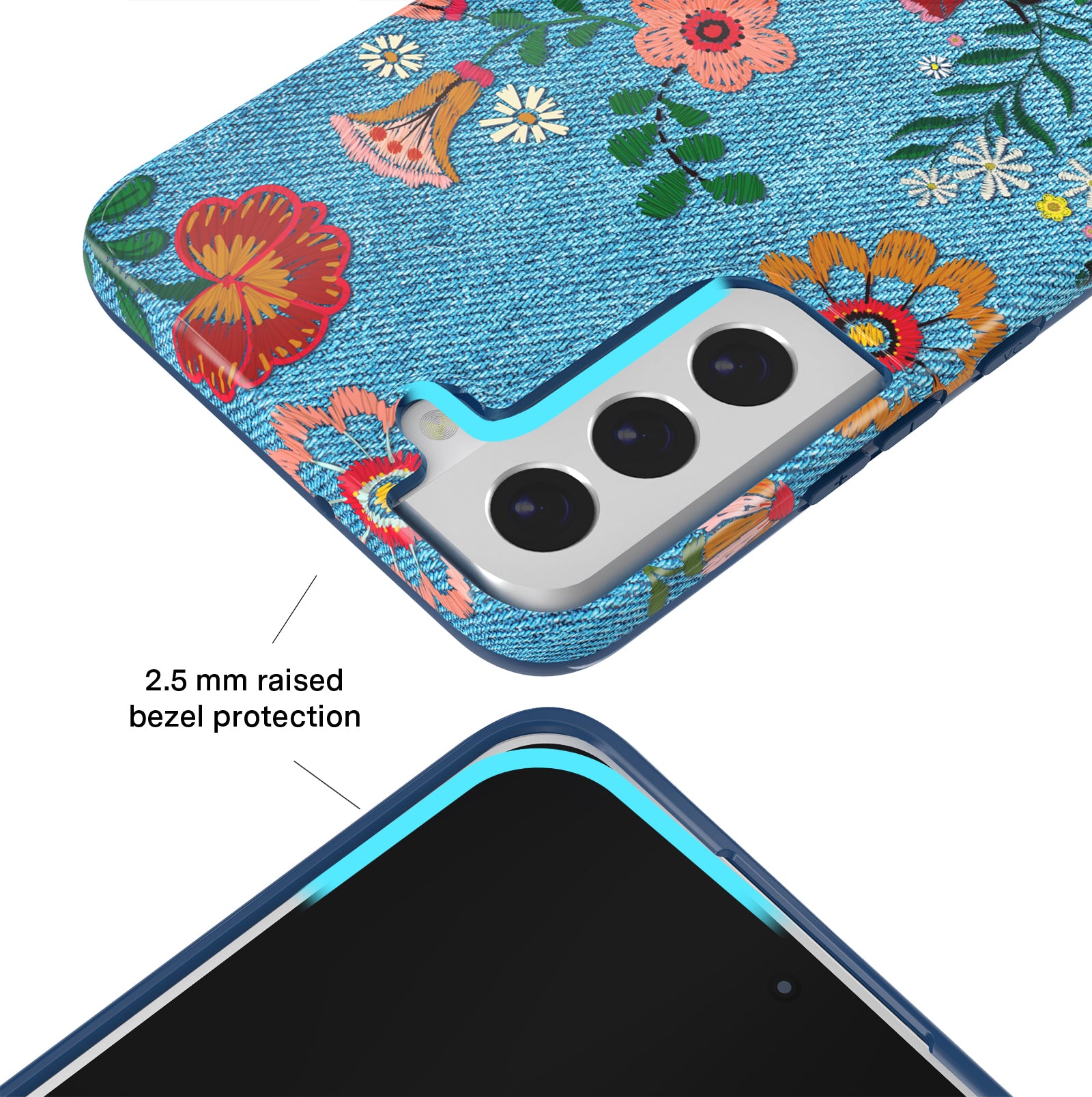 Stylish Floral Samsung Phone Case - Trendy Protective Cover for Samsung Galaxy [Model] - Perfect for Everyday Use, Work & Travel