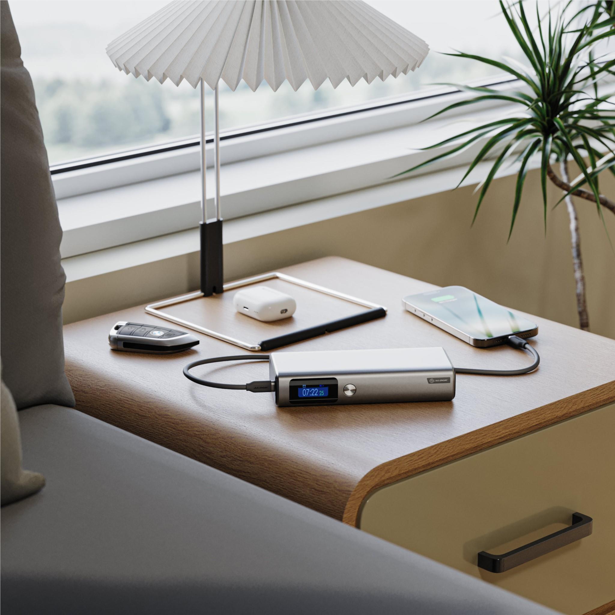 ALOGIC Ruck 20000mAh Universal Power Bank with 130W USB-C & USB-A Fast Charging - Portable Charger for Laptops, Phones, Tablets - Perfect for Travel, Camping & Emergency Power Backup